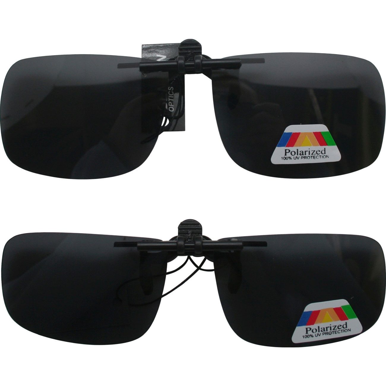 BENSON OPTICS Sonnenbrille Clip-On Sonnenbrille Polarisierend UV400 Aufsteckbrille S & M 2/4 St. (2-St., 2er-Set & 4er-Set) Clip-On Aufsteckbrille, hochklappbar – Bild 5 von 5