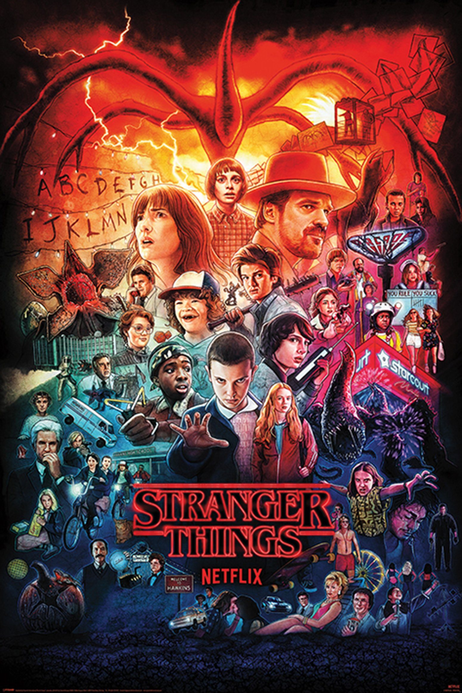 PYRAMID Poster Stranger Things 4 Poster Seasons Montage 61 x 91,5 cm günstig online kaufen