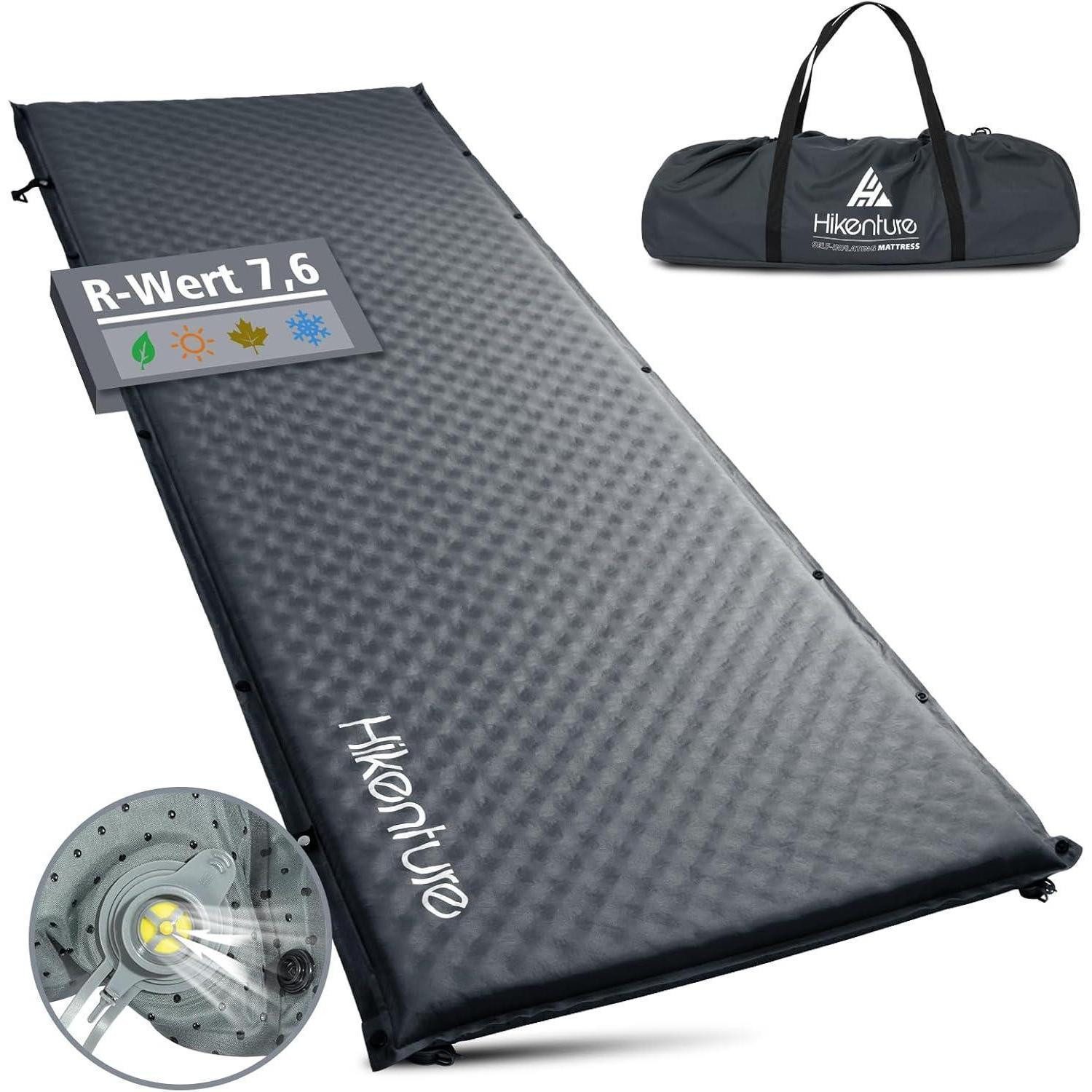 LuxusKollektion Isomatte Isomatte Selbstaufblasend 5CM Campingmatratze Schaumstoff Luftmatratze