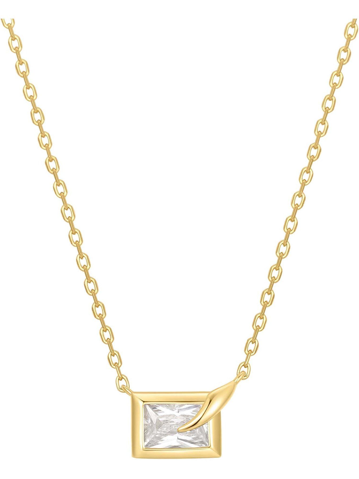 Collier Ania Haie Damen-Kette 925er Silber 1 Zirkonia