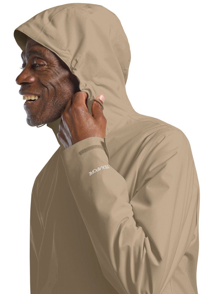 Jack Wolfskin Funktionsjacke TRAILTIME 2L JKT M mit im Kragen verstaubarer Kapuze, wasserdicht, winddicht – Bild 4 von 5