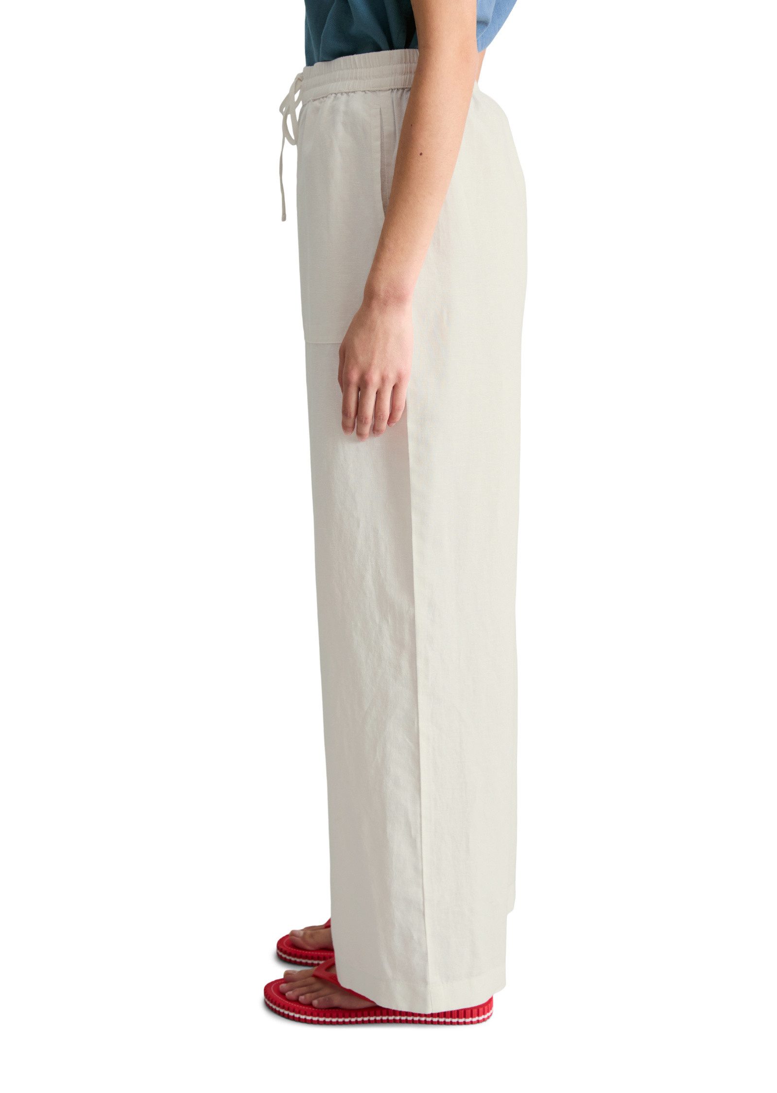 Marc O'Polo DENIM Chinohose aus Leinen-Baumwolle-Mix