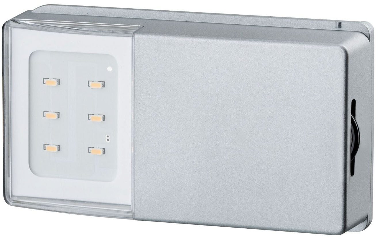 Paulmann LED Unterbauleuchte Schrankleuchte SnapLED 53x95mm 25lm 2700K Silb günstig online kaufen
