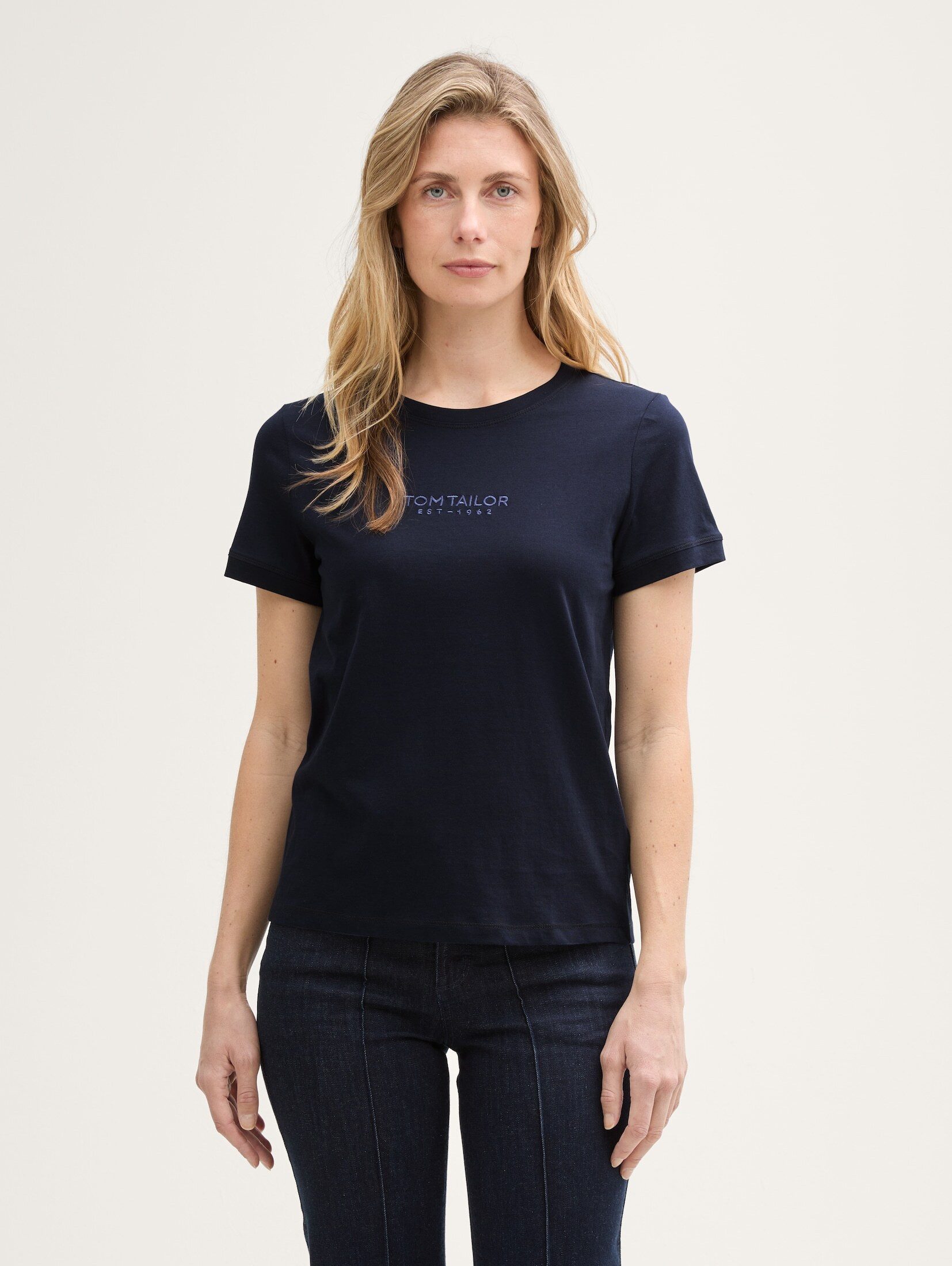 TOM TAILOR T-Shirt T-Shirt mit Logo-Stickerei günstig online kaufen
