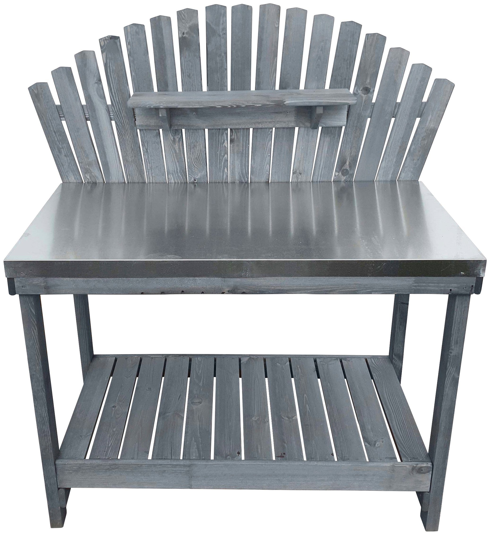 promadino Pflanztisch Helga, mit verzinkter Arbeitsfläche, BxTxH: 116x69x13 günstig online kaufen