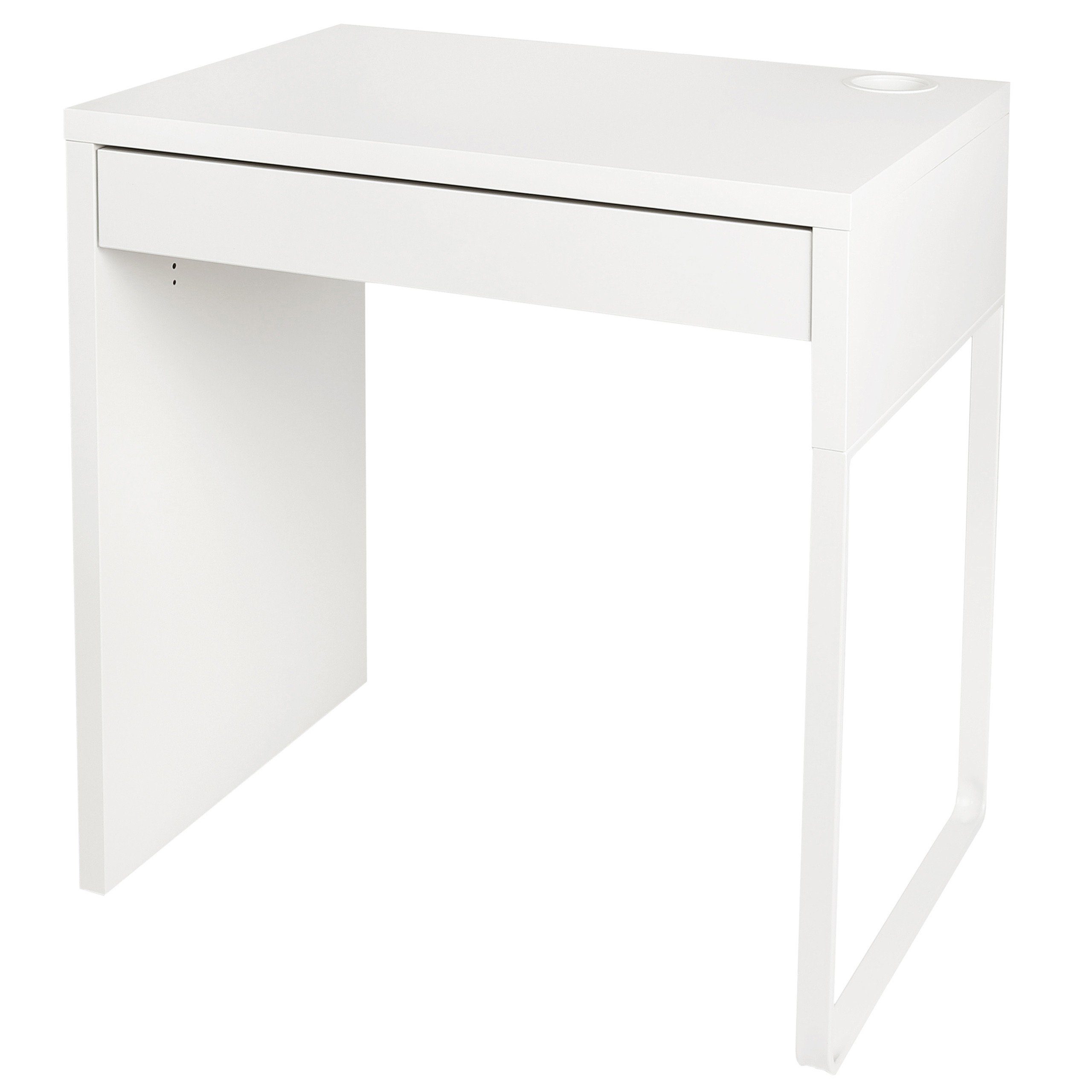 Sarcia.eu Schreibtisch MICKE Weißer Schreibtisch MICKE 73x50 IKEA