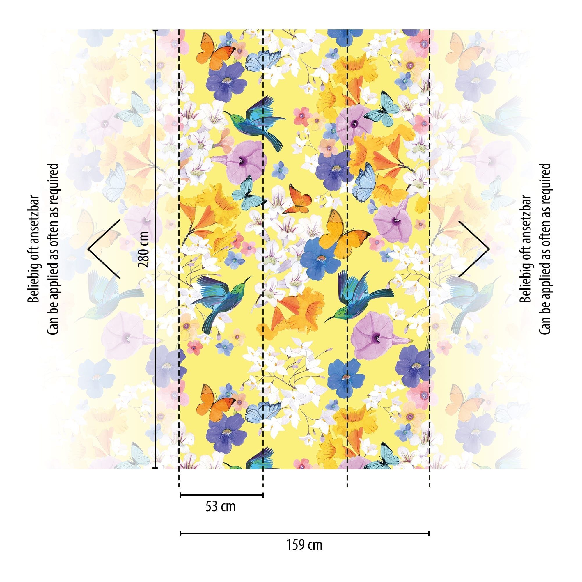 Newroom Vliestapete, [ 2,8 x 1,59 günstig online kaufen