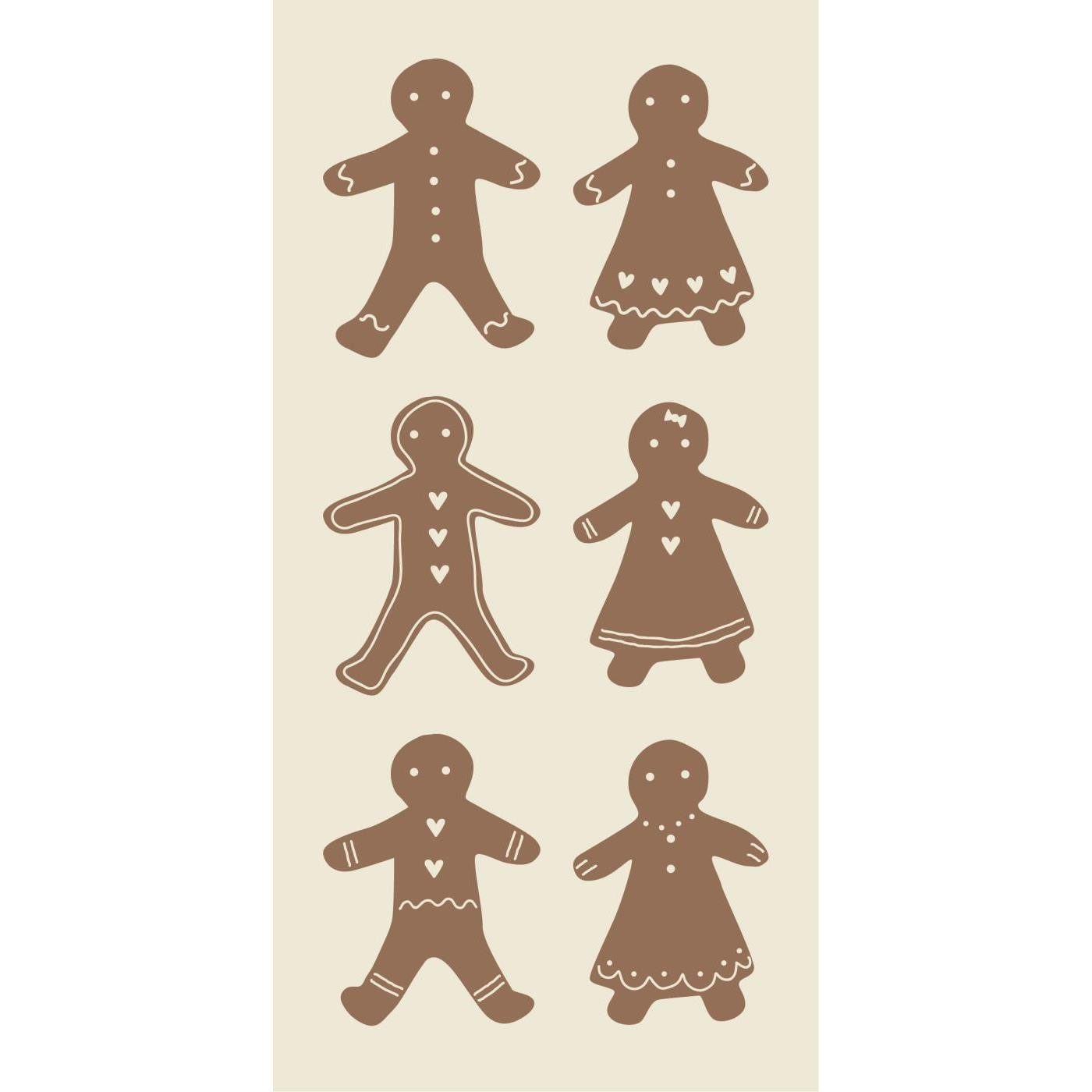 Ib Laursen Papierserviette, Farbe: Weiß, Motiv: Weihnachten