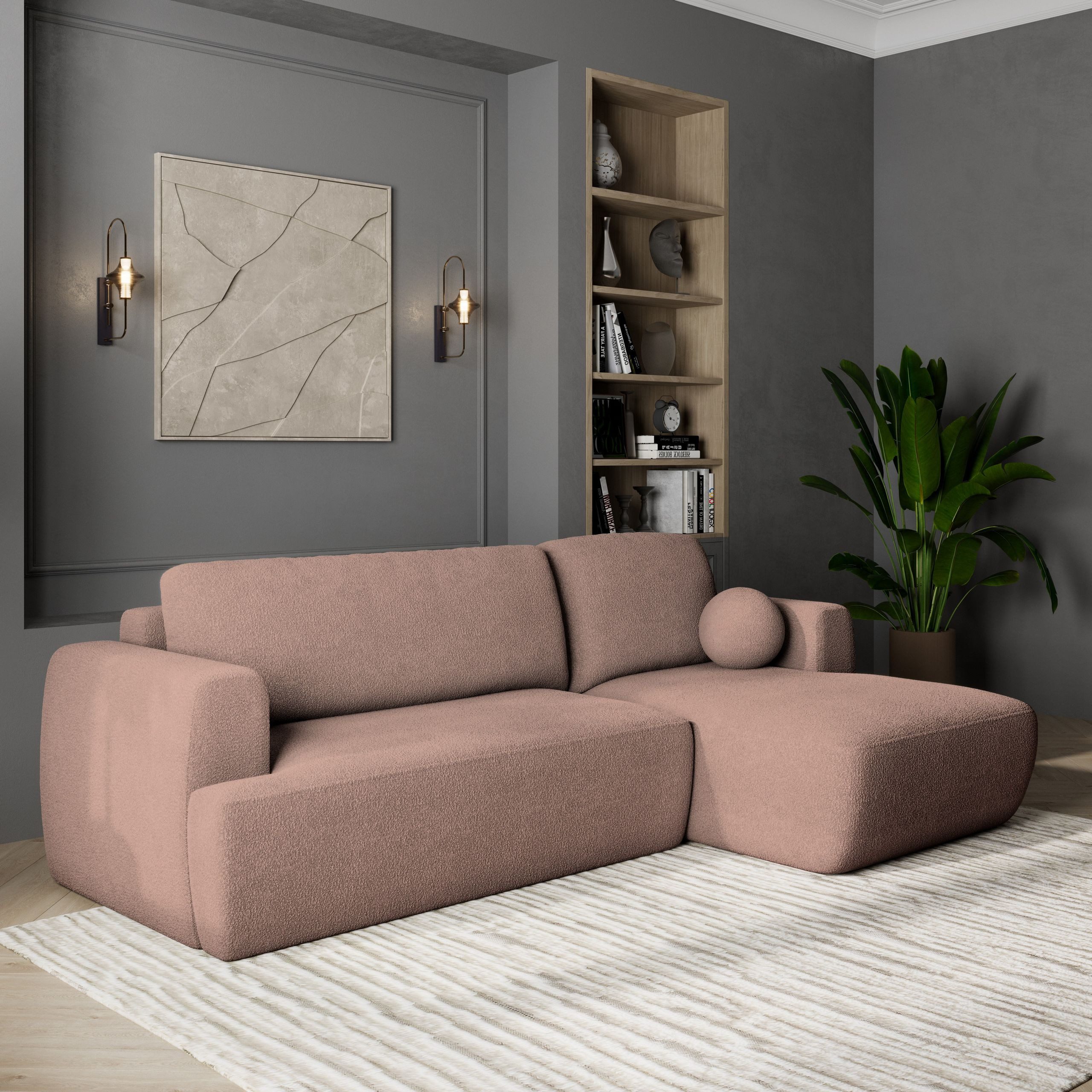 Masseno Ecksofa SENTI mit Schlaffunktion L-Form, günstig online kaufen