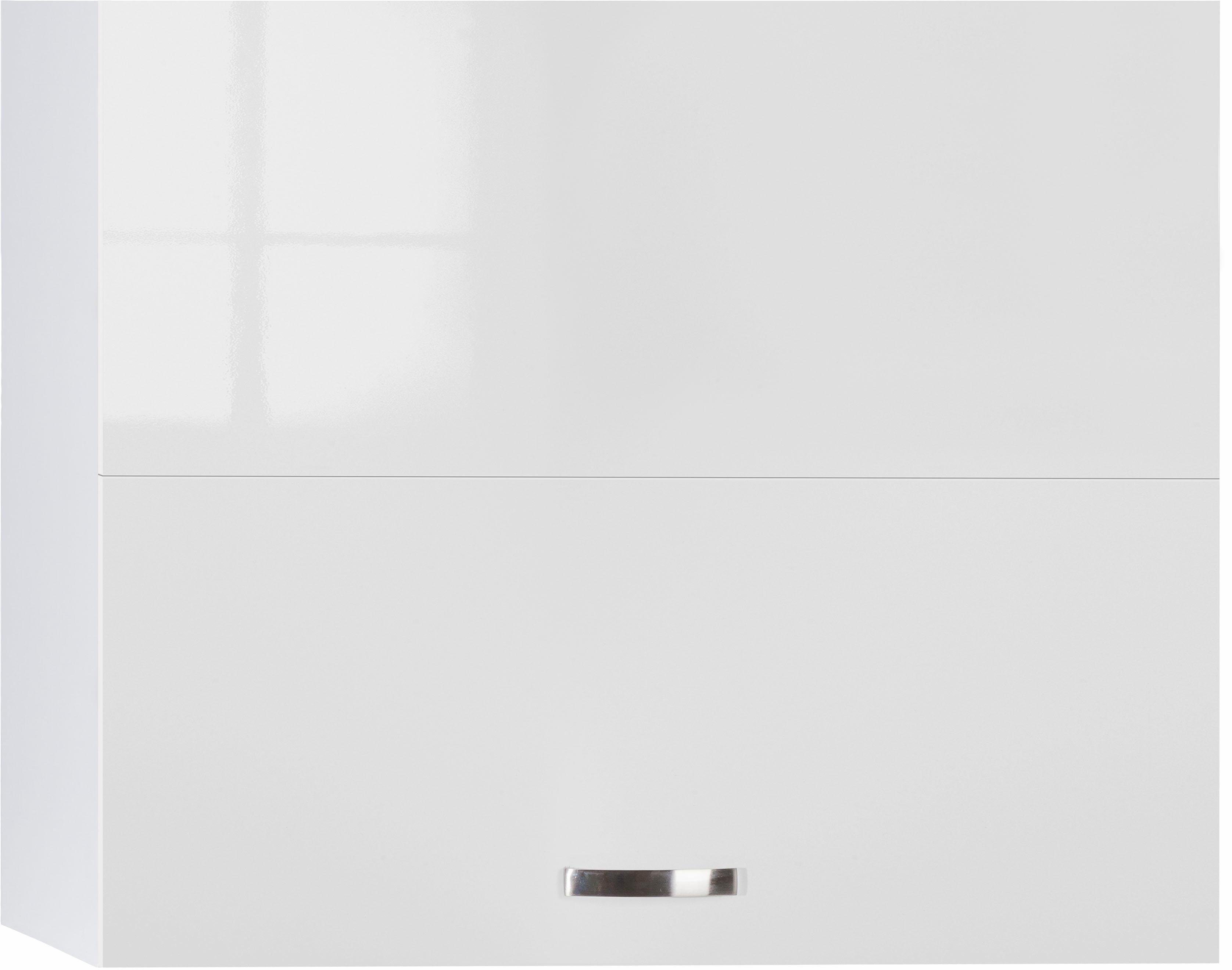 OPTIFIT Faltlifthängeschrank Cara Breite 90 glänzend/weiß | weiß cm weiß