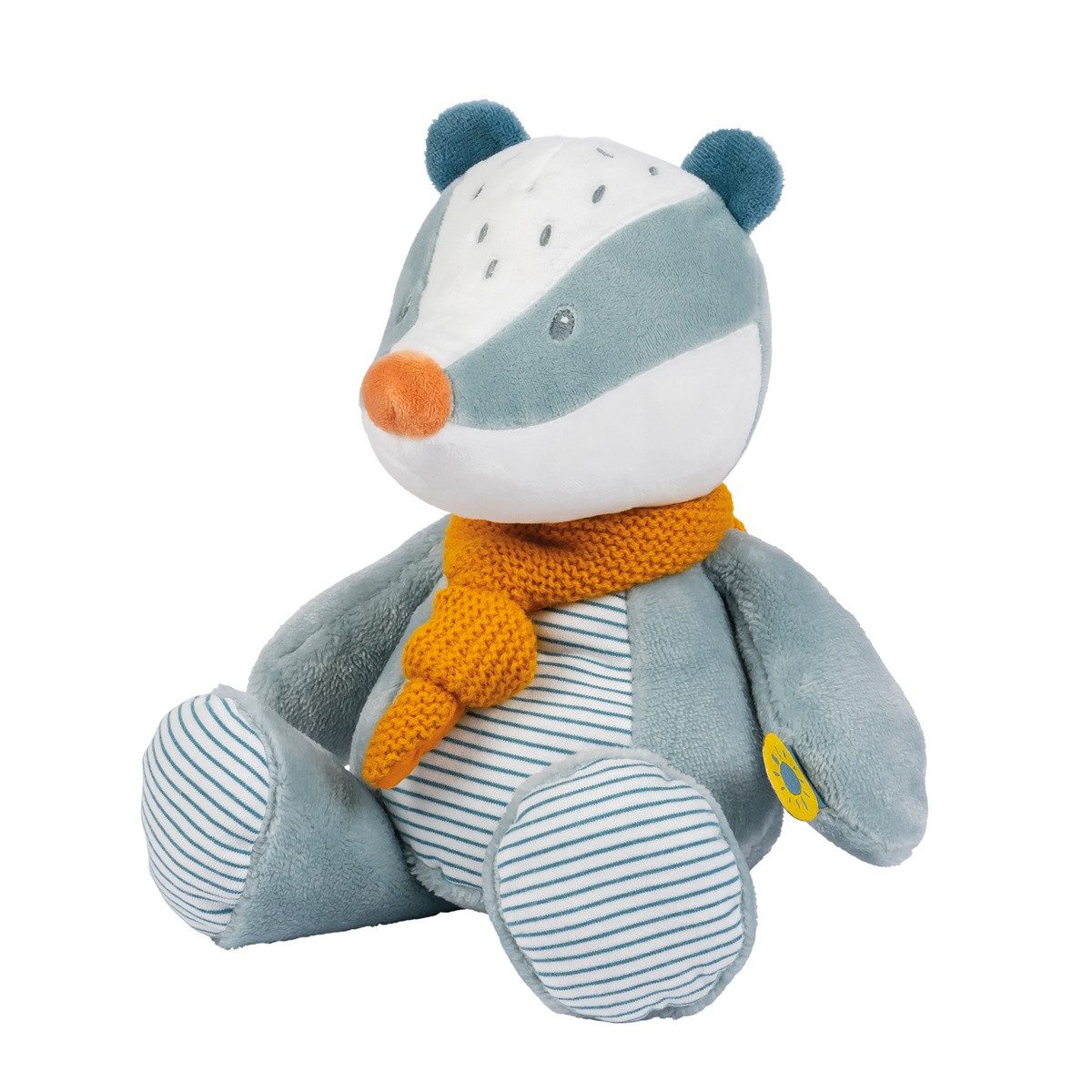 Nattou Aktiv-Kuscheltier Mond Teddy – Mit Musik, Ca. 25 Cm, Beige, Aus Polyester