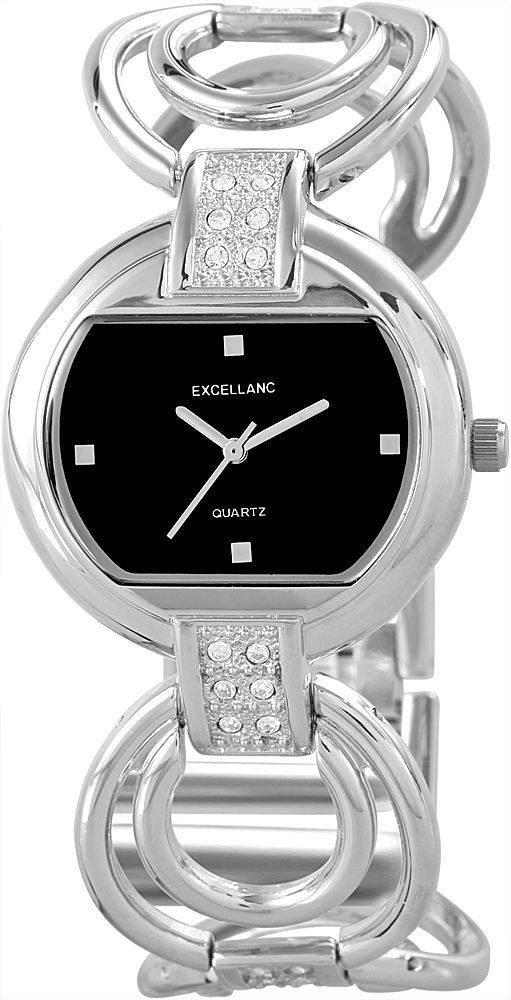 Quarzuhr Crystal-Besatz