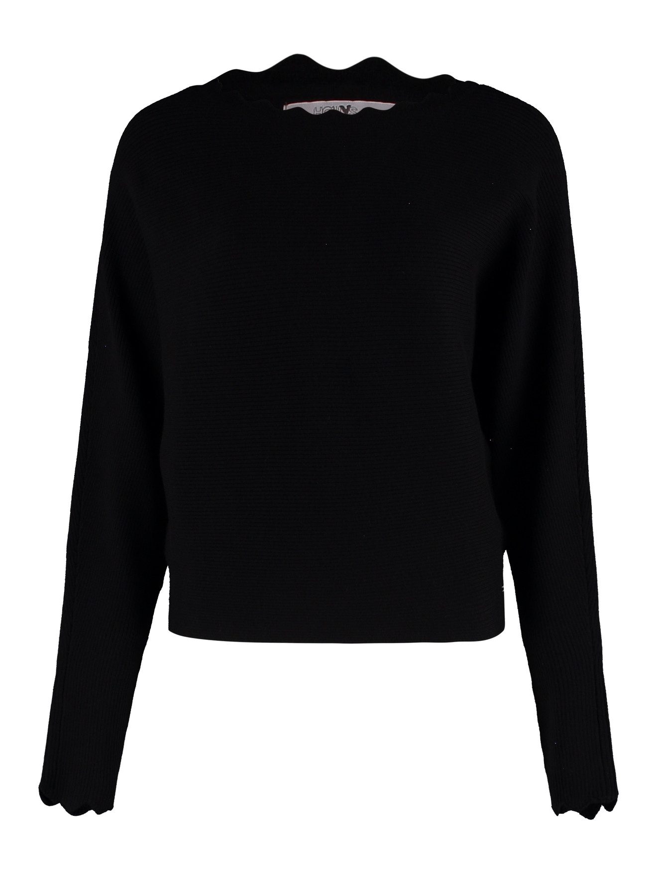 HaILY’S Strickpullover Langarm Locker Gerippt Design günstig online kaufen