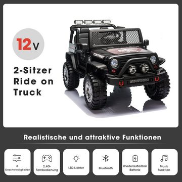 Ulife Elektro-Kinderauto rotes Elektroauto für Kinder, Audi-Modell, 2*45W Motor Ulife, Belastbarkeit 50 kg, mit Fernbedienung & USB-Anschluss, 12V, 3 Geschwindigkeitsstufen