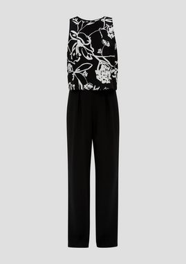 s.Oliver BLACK LABEL Overall Jumpsuit aus Crêpe