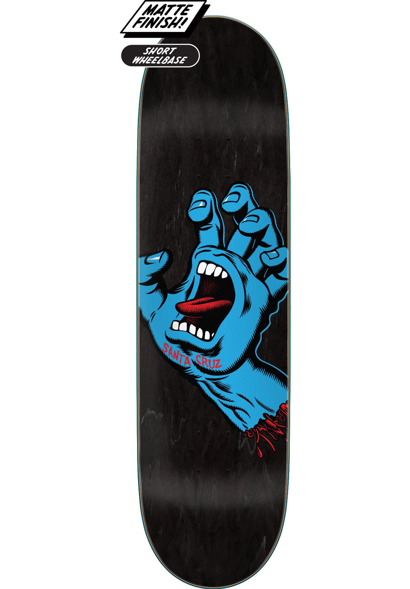 Skateboard Screaming Hand