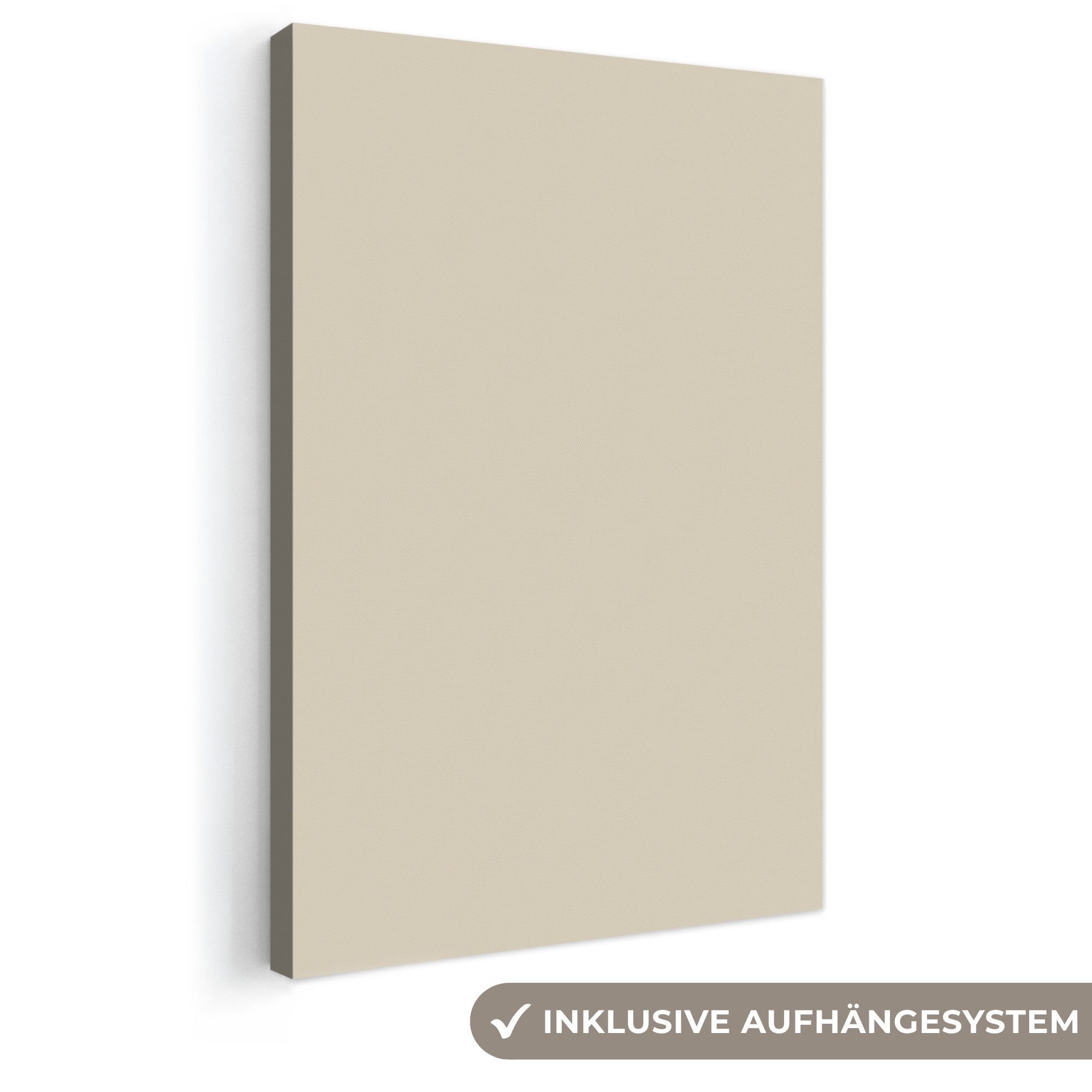 OneMillionCanvasses® Leinwandbild Gebacken – Keks – Nude, Fotodruck (1 St), Leinwand Canvas Wandbild, Wanddekoration 20x30 cm