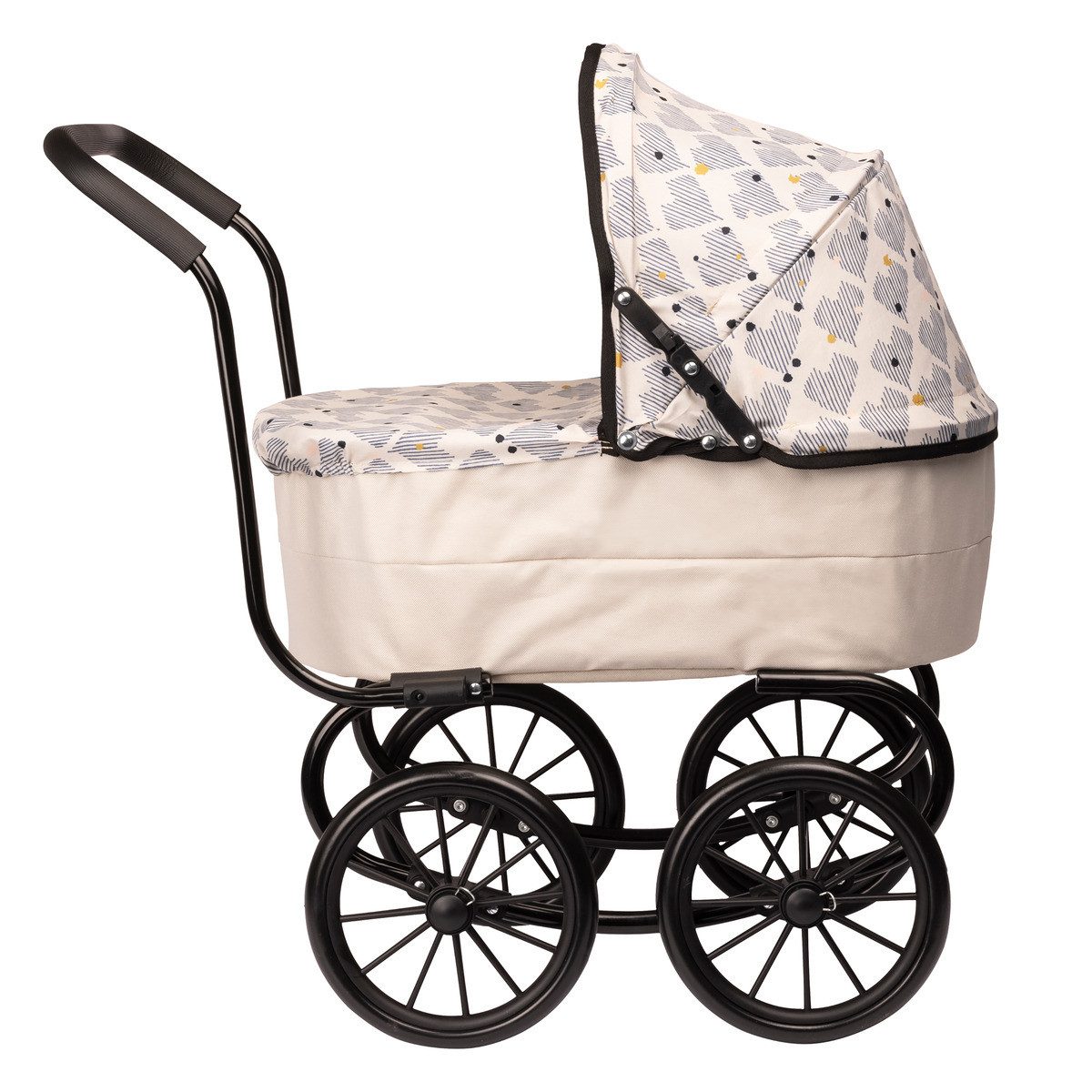 Skrållan Puppenwagen Herzen Mädchen, (1-tlg)