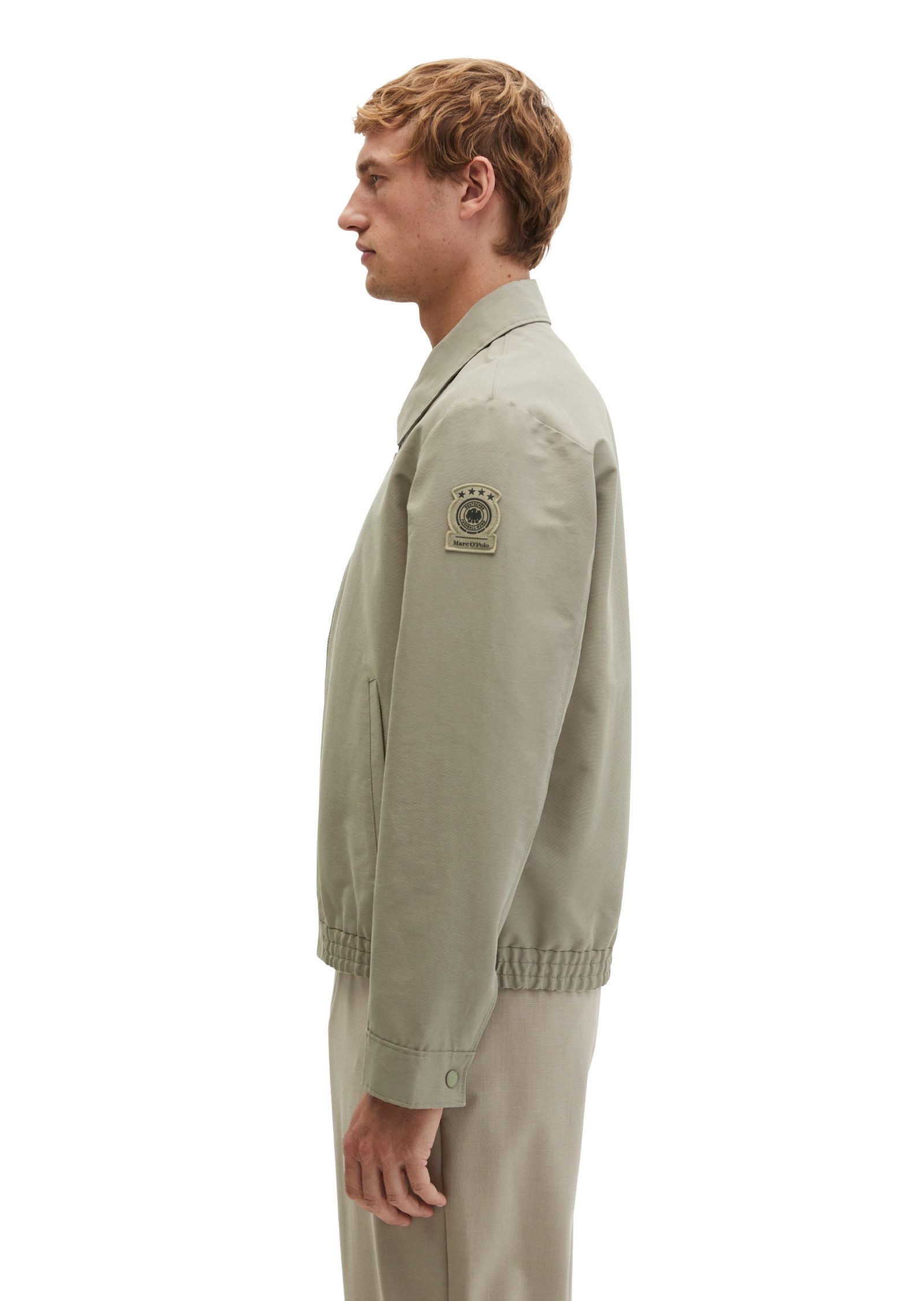 Marc O'Polo Outdoorjacke aus wasserabweisendem Bio-Baumwoll-Canvas