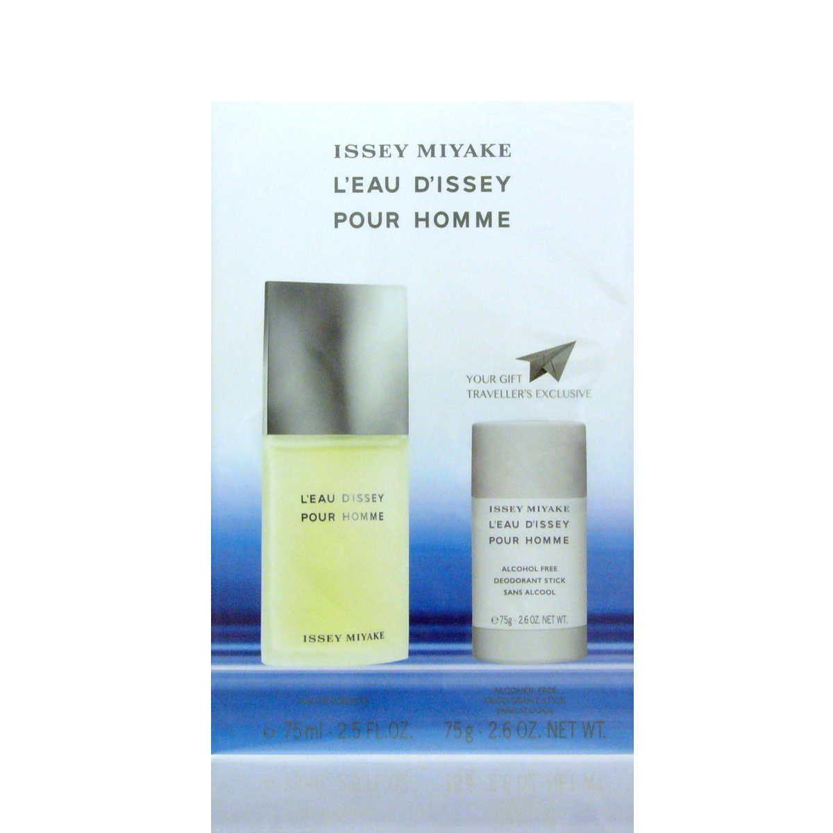 Issey Miyake Duft-Set Issey Miyake L'Eau D'Issey pour Homme Set - EDT 75 ml + DS 75 g