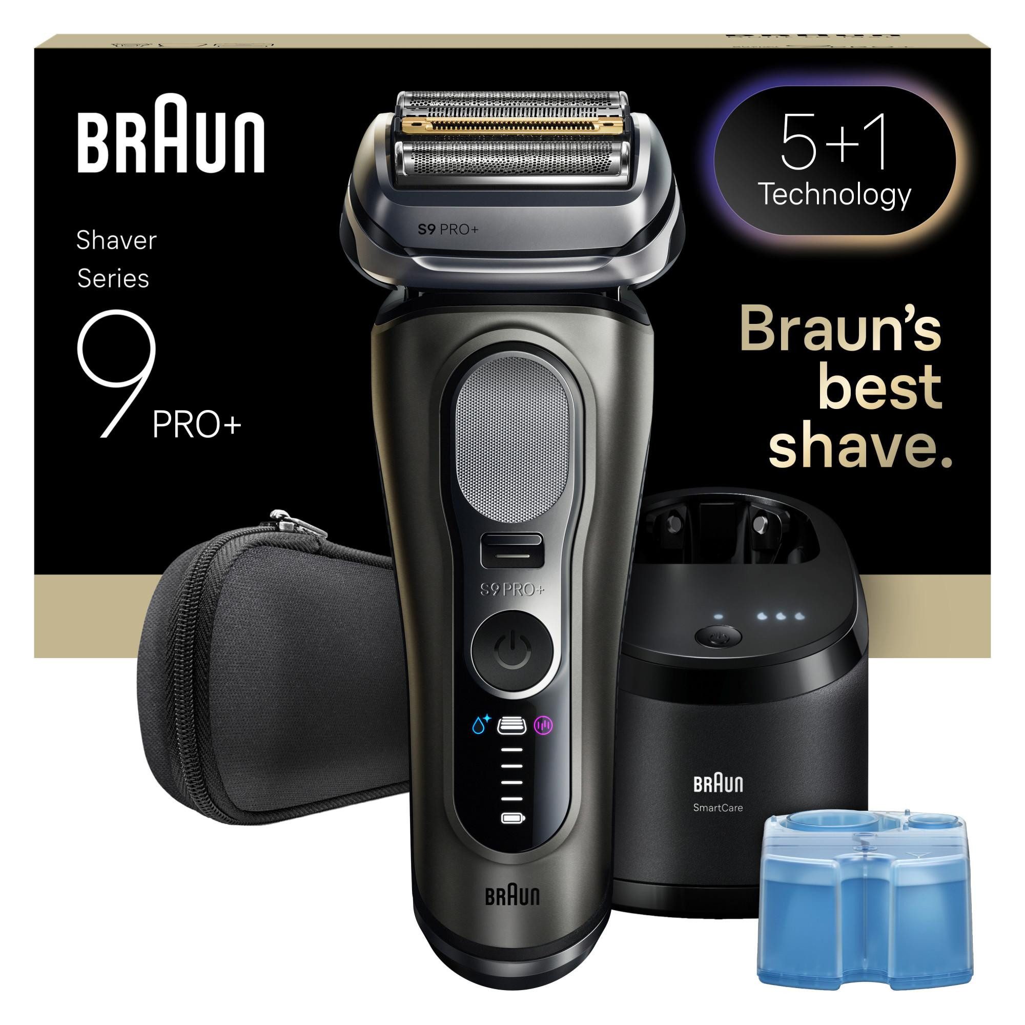 Braun Elektrorasierer 9655cc, Pro-SensoAdapt-Technologie, Ultra-precise Klingen, wasserdicht