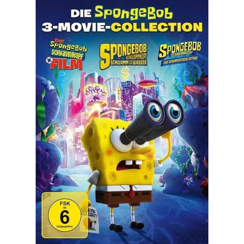 Paramount DVD Spongebob Schwammkopf 3-Movie Collection
