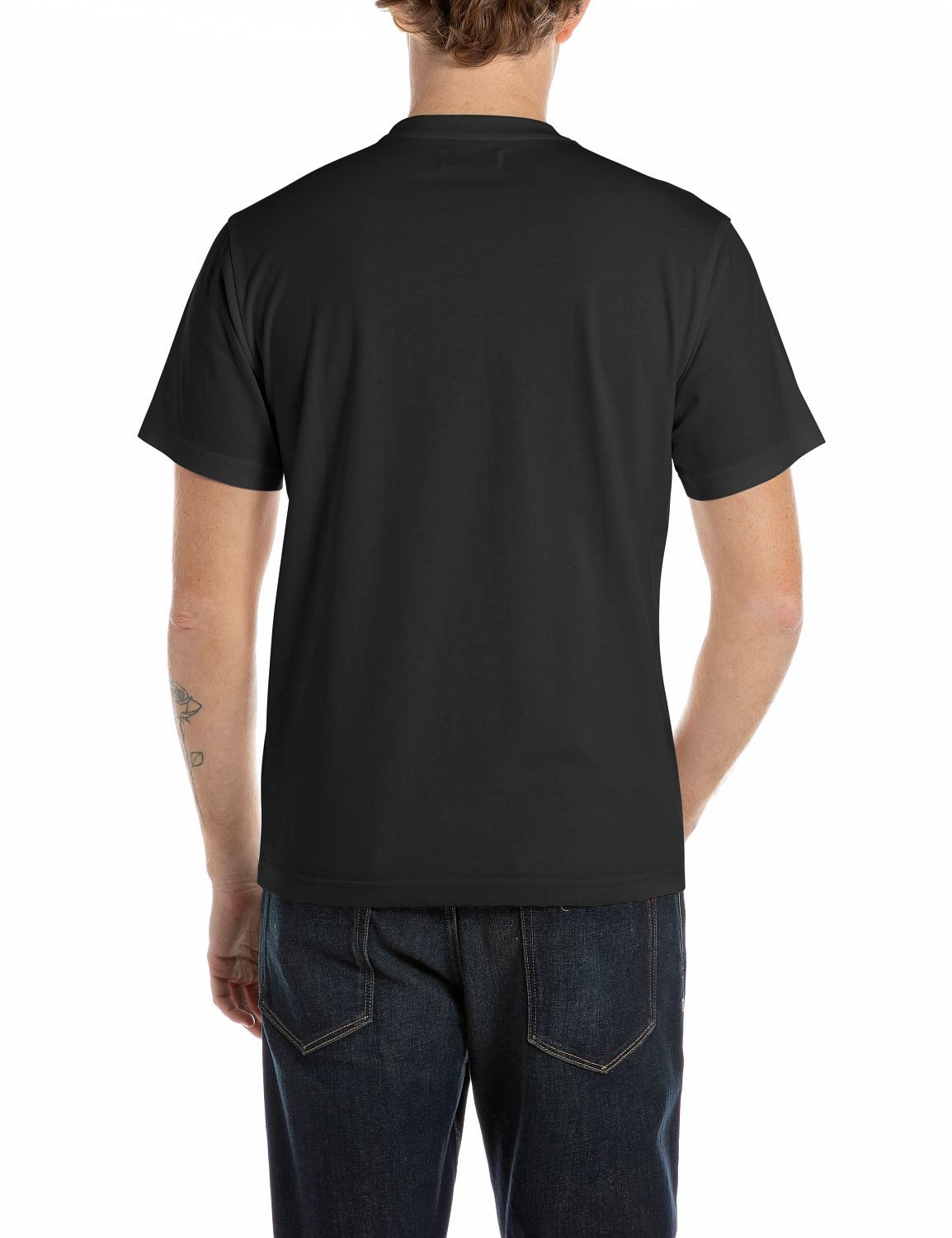 Replay T-Shirt mit 981-Print auf der Brust günstig online kaufen