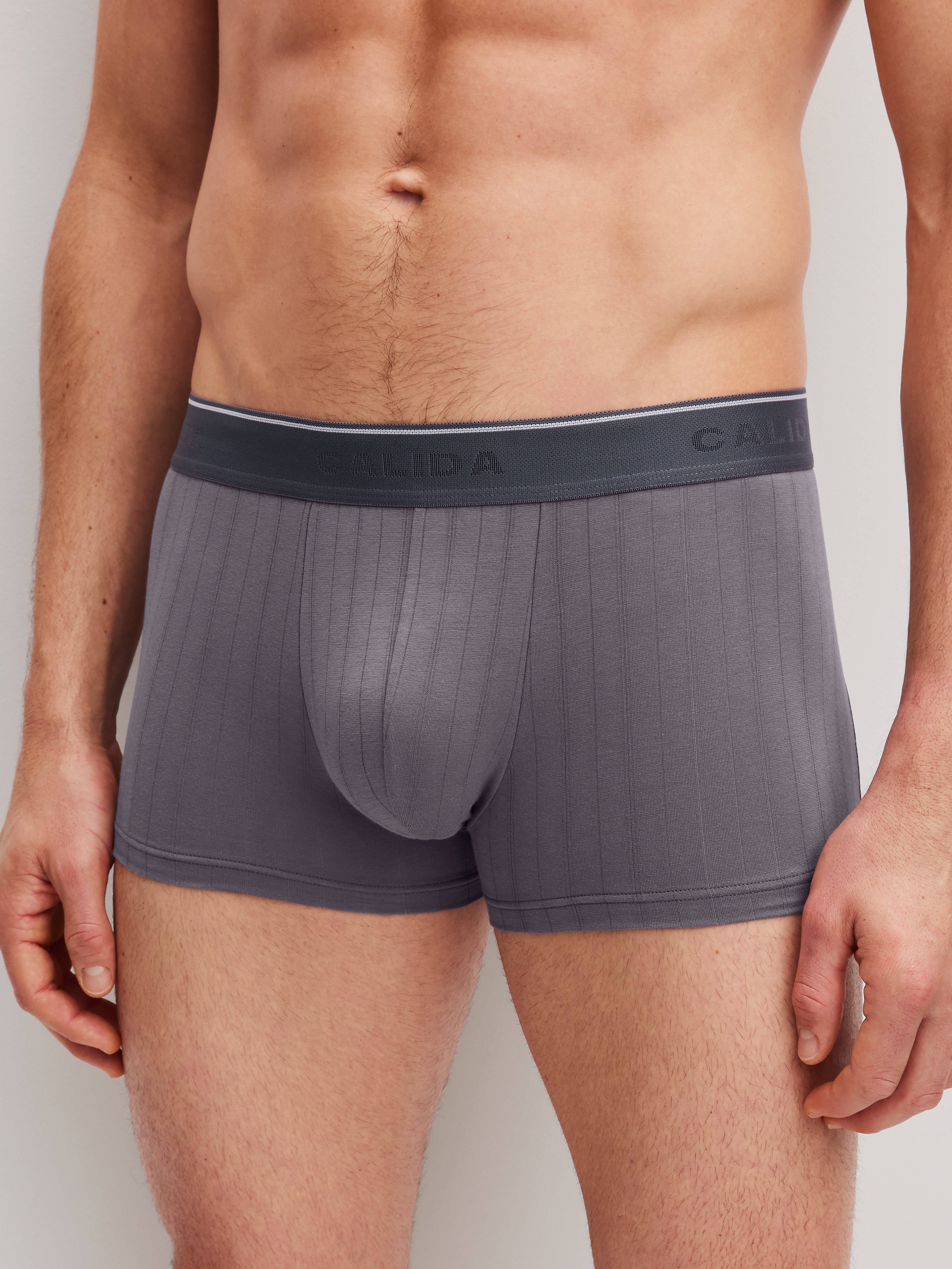 CALIDA Boxershorts Pure & Style maskulin, Nadelzug-Design, ohne Eingriff