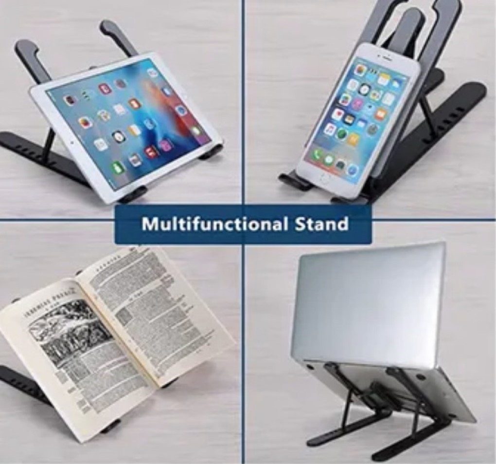 OLi Handy-Halterung Universale 3 in-1-Halterung mit Multifunktionale für iPad, Laptop, (bis 15,00 Zoll, 1 Stück Destop, 1-tlg., Tablet Ständer Faltbar Verstellbar)