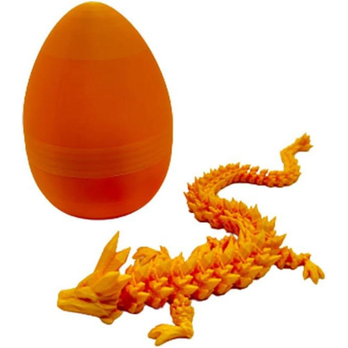 yozhiqu Osterei Mystery Dragon Egg, 3D-gedruckte Edelstein-Drachen-Actionfiguren, Mystery Dragon Scale Egg Crystal Dragon Toy, 3D Dragon Table Ornament