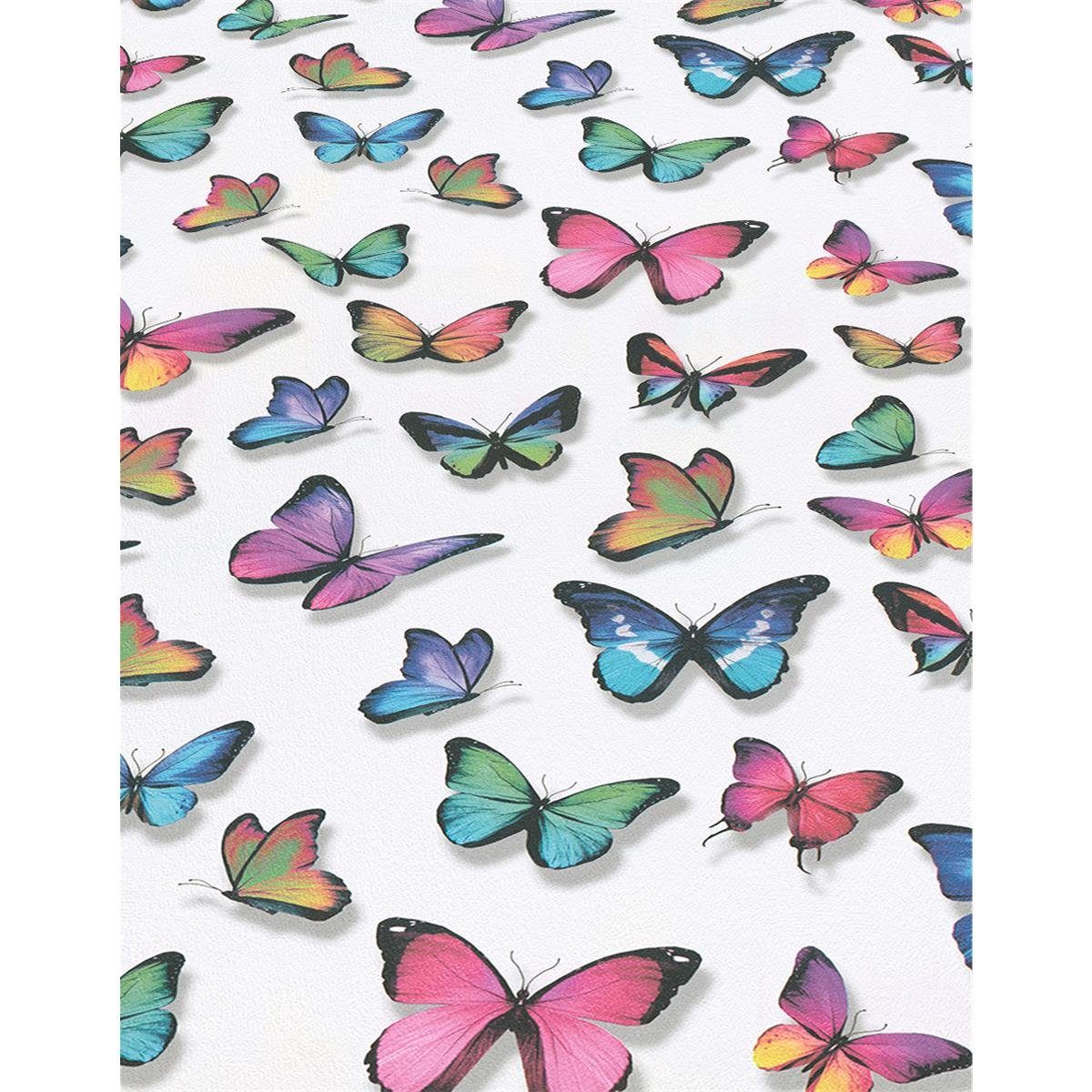 - Lichtbeständig Erismann Papillon Erismann Vliestapete schwer 30000-17, entflammbar, trocken waschbeständig, abziehbar, pink, Vliestapete