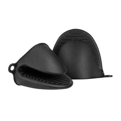 kwmobile Hitzeschutzhandschuhe 2x Silikon Topflappen Ofenhandschuh Set - Topfhandschuhe