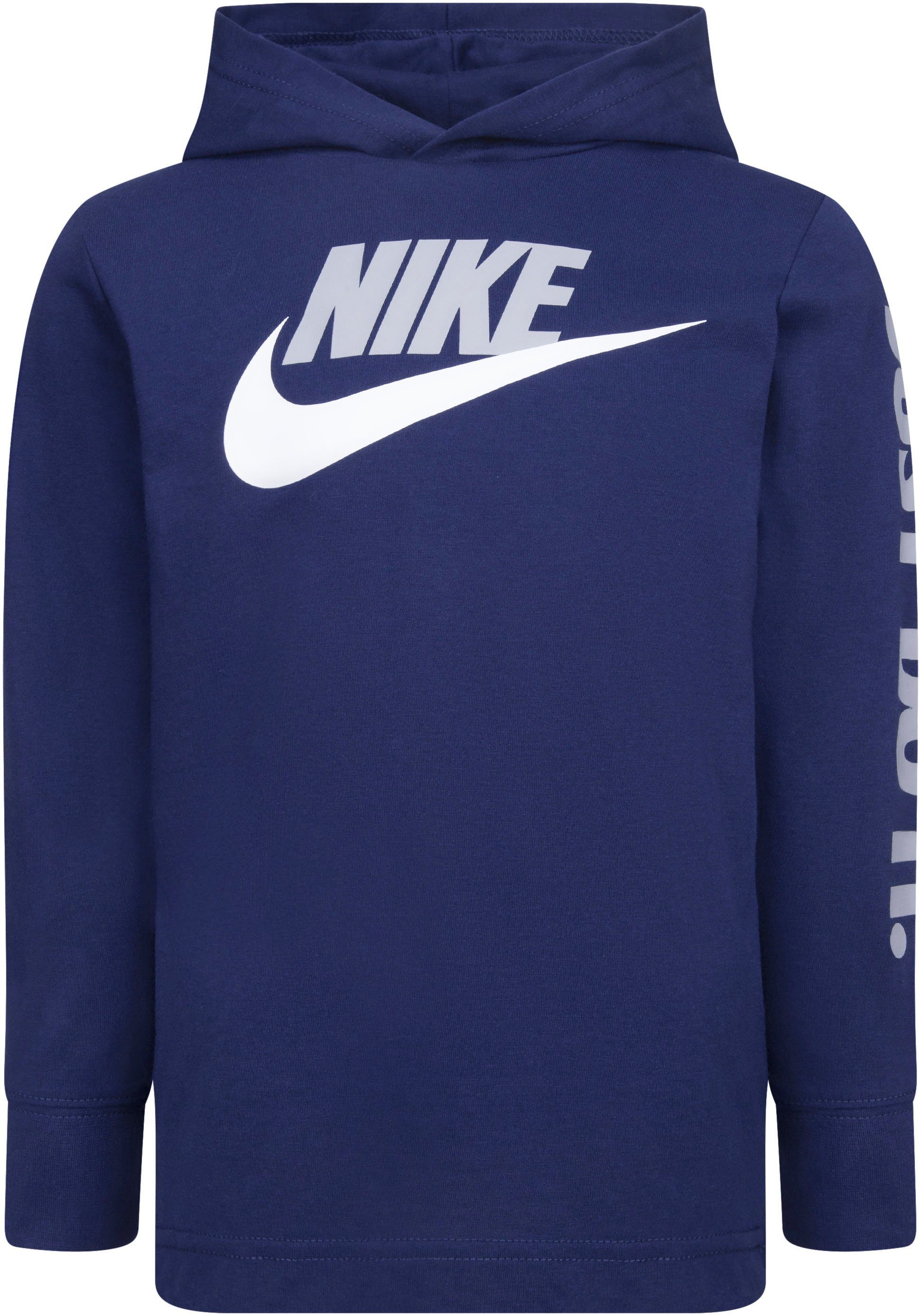 LS TEE Midnight FUTURA HOODED Nike Kapuzenshirt Navi NSW B Sportswear