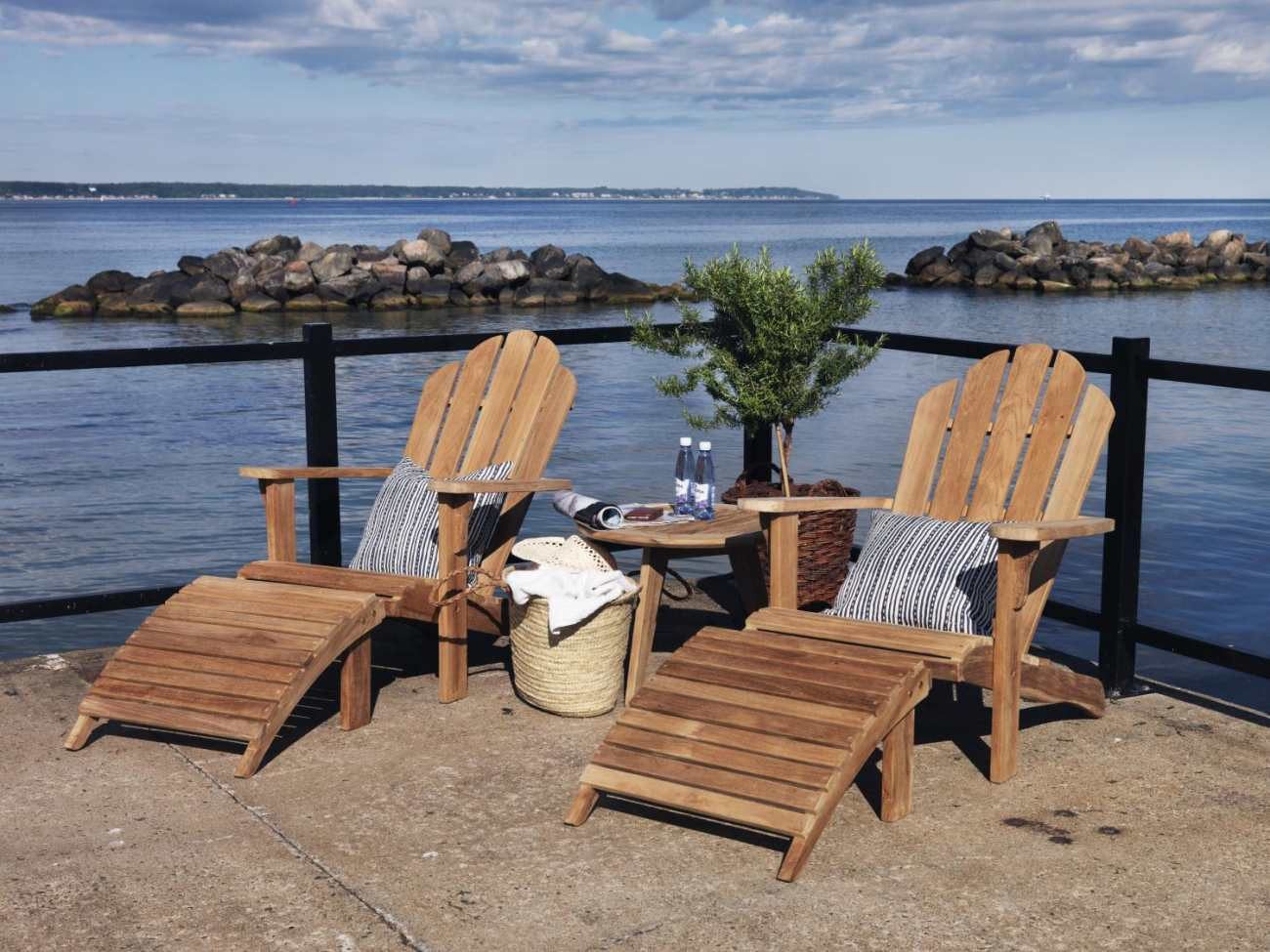 Brafab Gartenstuhl Margariti mit Hocker
