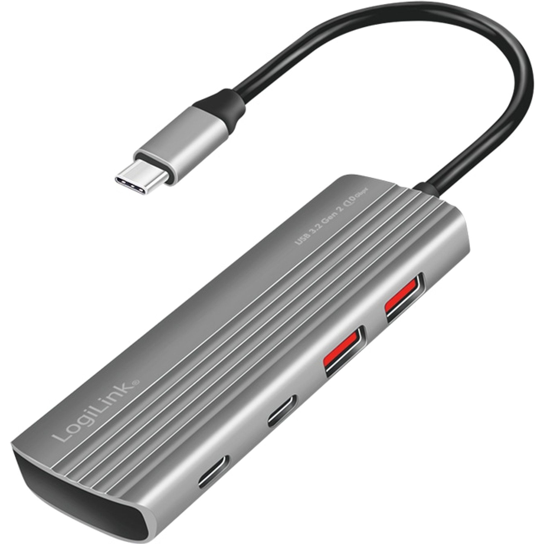 LogiLink USB-Verteiler LOGILINK USB-C-Hub UA0413 4-Port