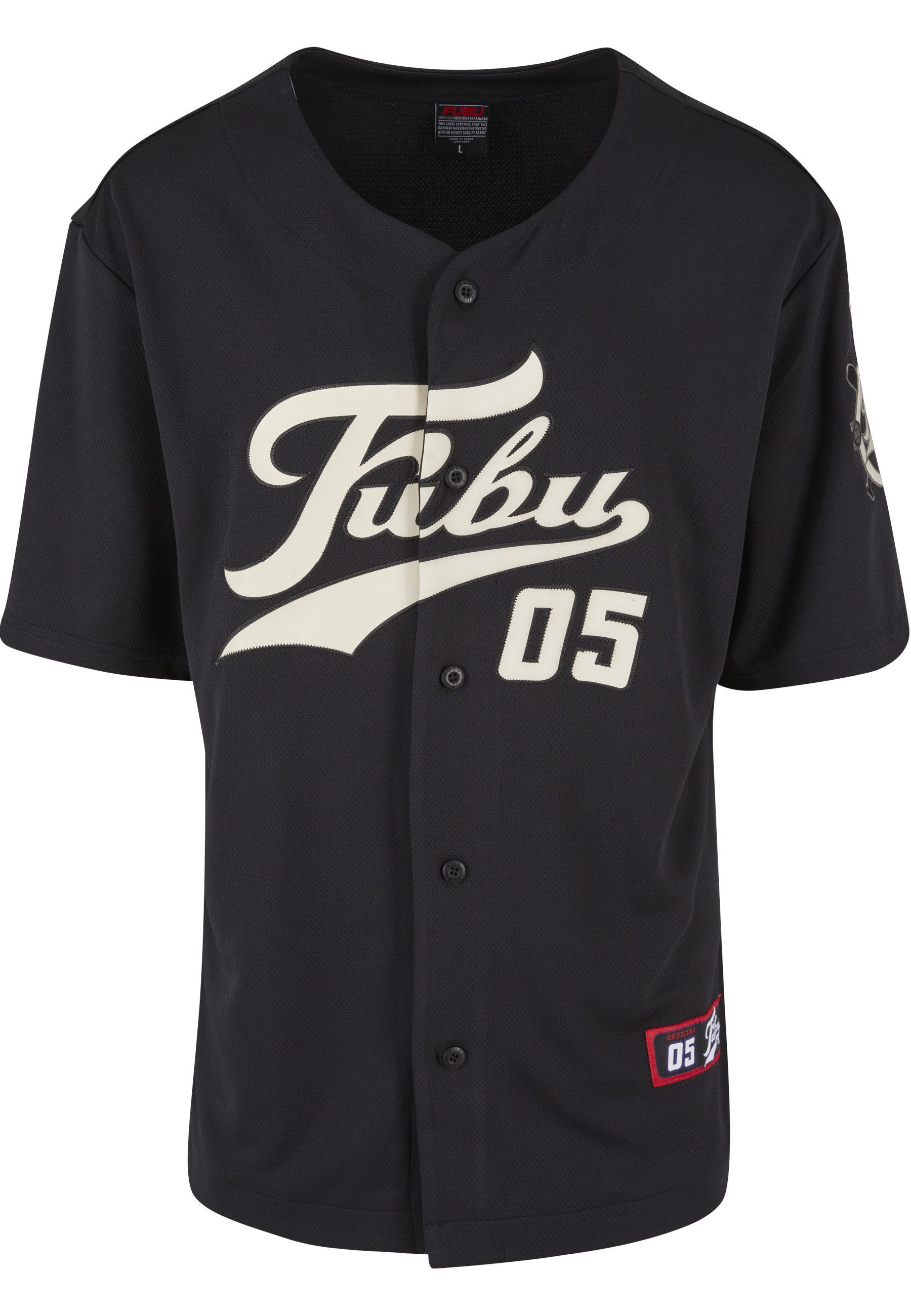 Fubu Shirttop Fubu Herren FM241-007-2 Fubu Varsity Baseball Jersey (1-tlg)