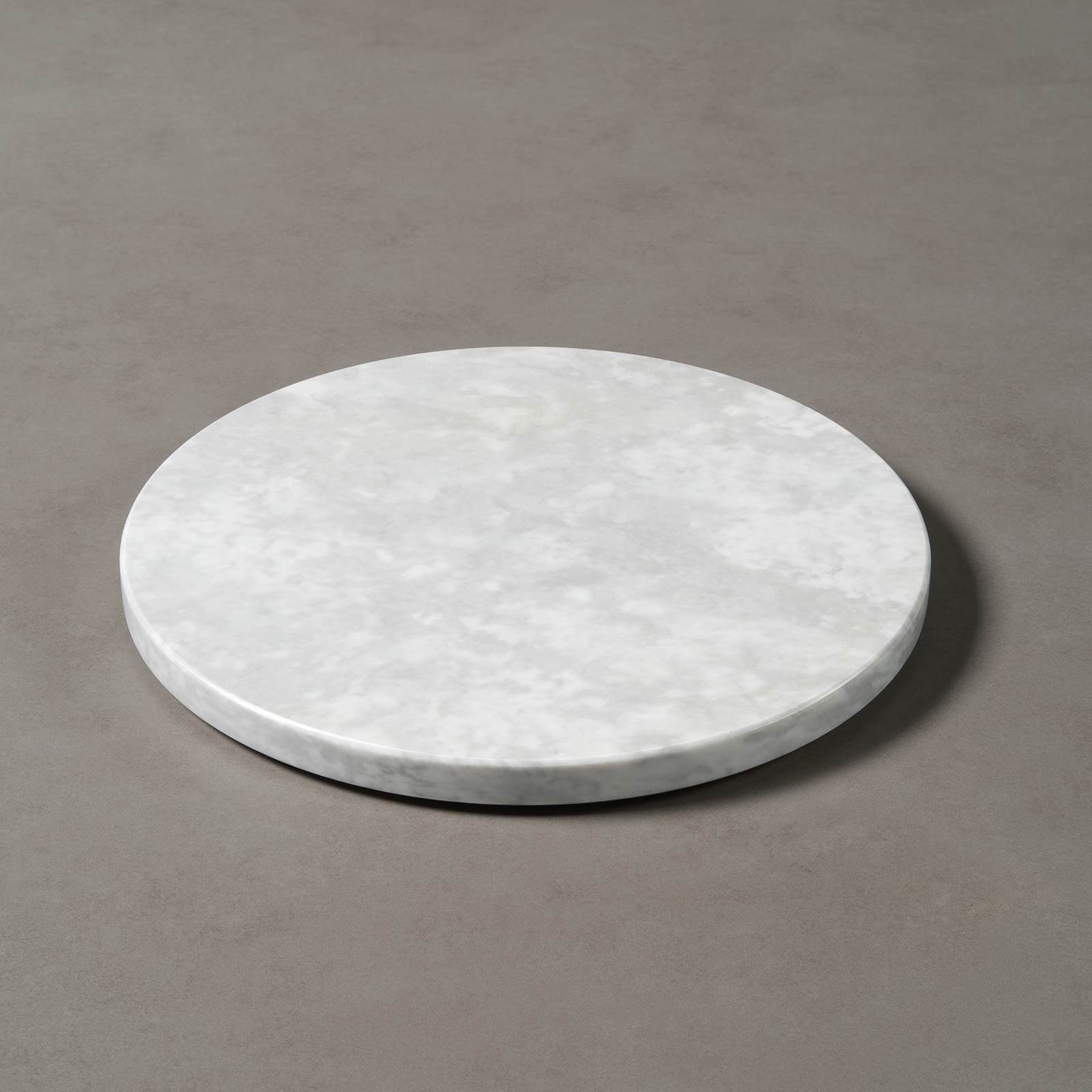 MAGNA Atelier Mamor, ECHTEM Carrara Dekotablett Bianco echter rund, MARMOR, Ø30x2cm Servierplatte, Käseplatte mit CHEFCHAOUEN