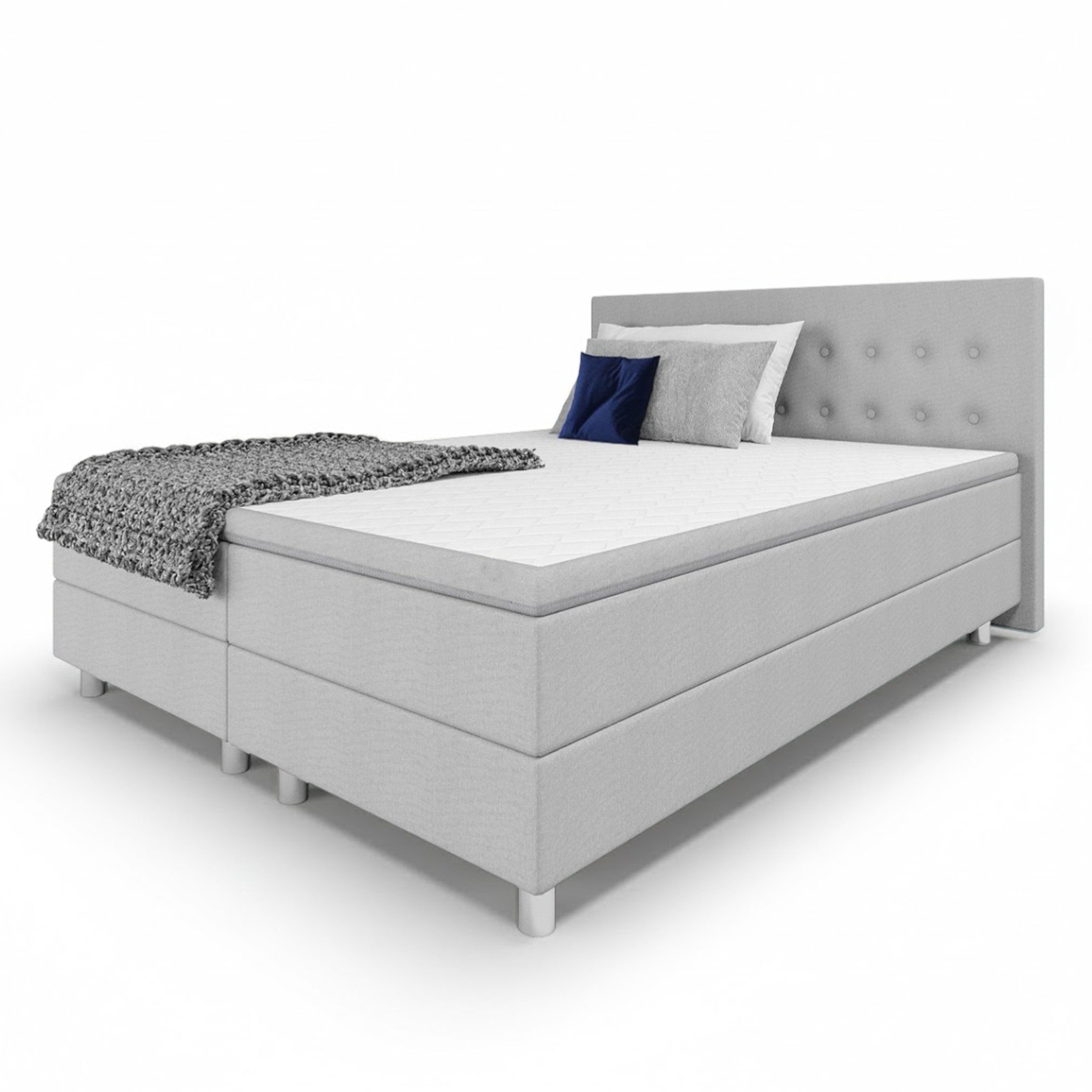 Best for Home Boxbett Neo Sawana Bonellfederkernmatratze mit 5 cm Topper (90x200 120x200 140x200 160x200 180x200 200x200), der Klassiker, TOP Preis-Leistungs-Verhältnis