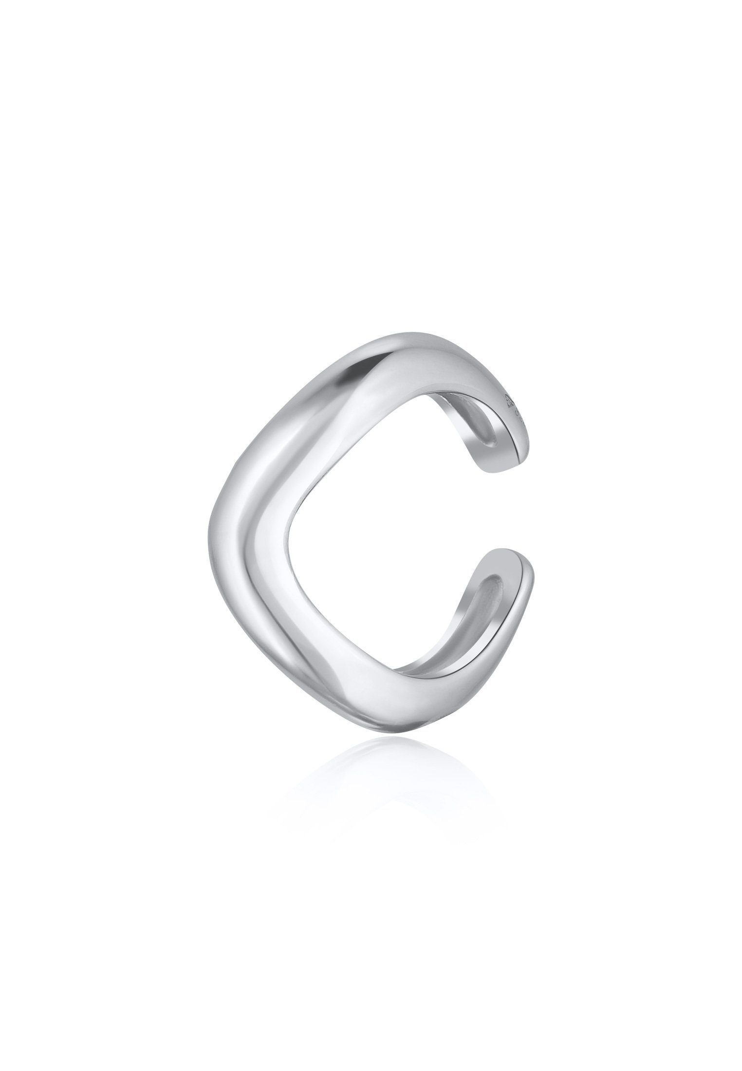 Elli Ohrklemme Earcuff Single Ohrklemme Wellen Design 925 Silber