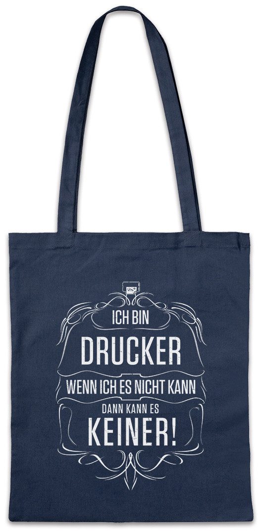 Beuteltasche Ich Bin Drucker Stofftasche Arbeit Beruf Druck Offset Meister Job