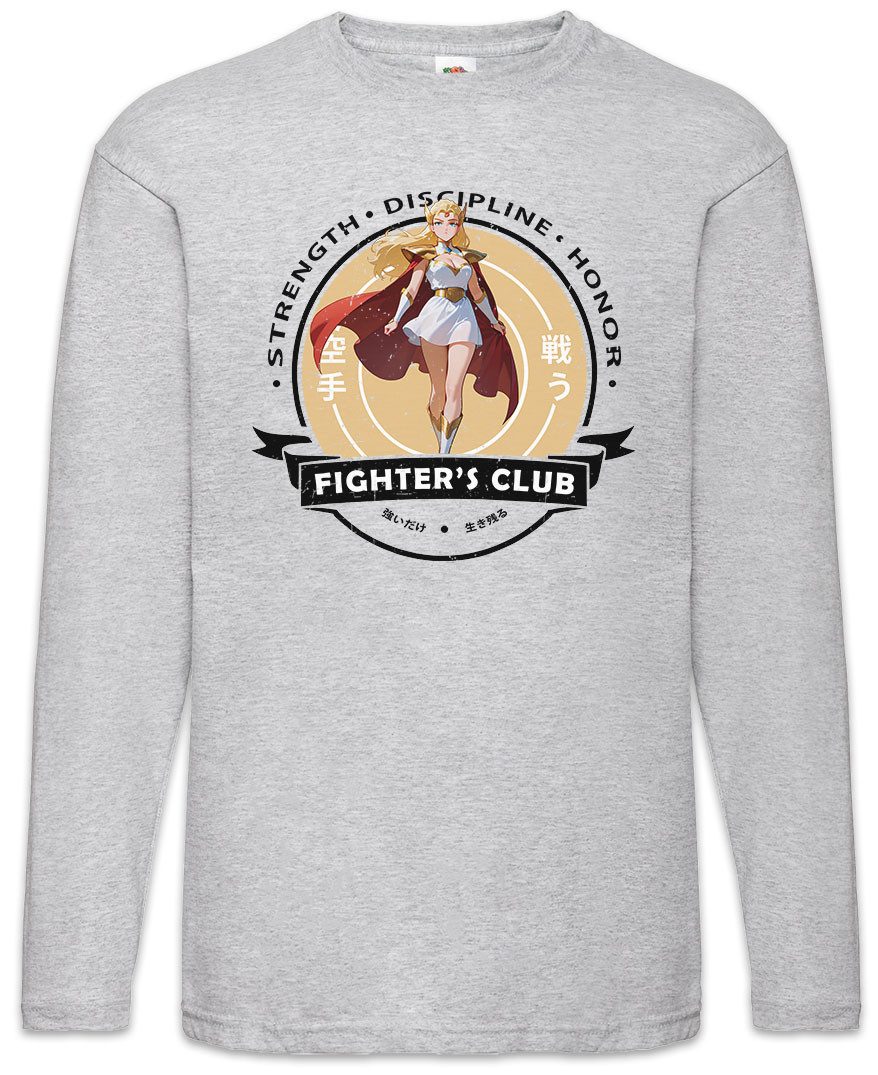 Langarmshirt Fighter's Club Princess II Langarm T-Shirt He Master Of Power The