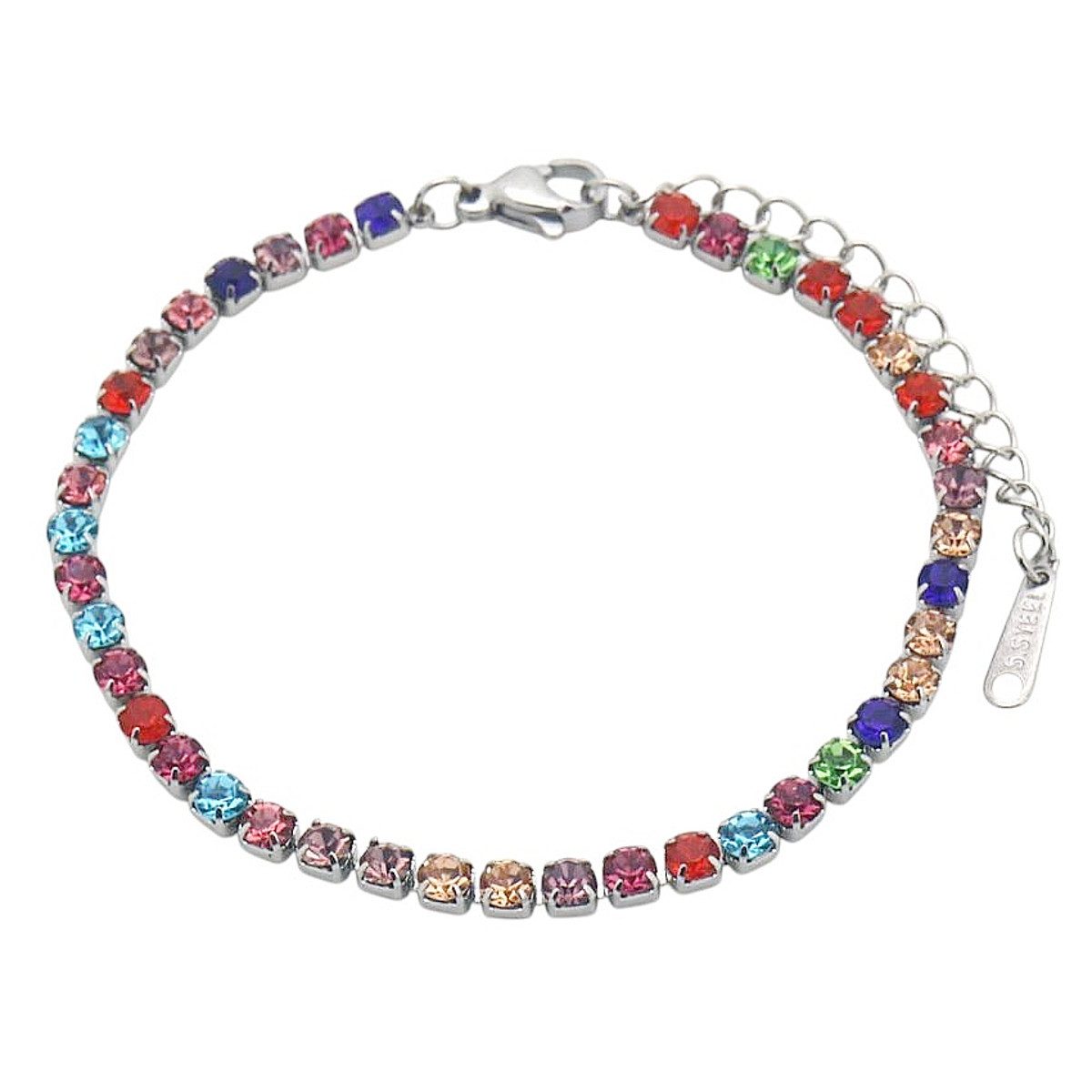 KARMA Tennisarmband Damen Kristall Armband verstellbar günstig online kaufen