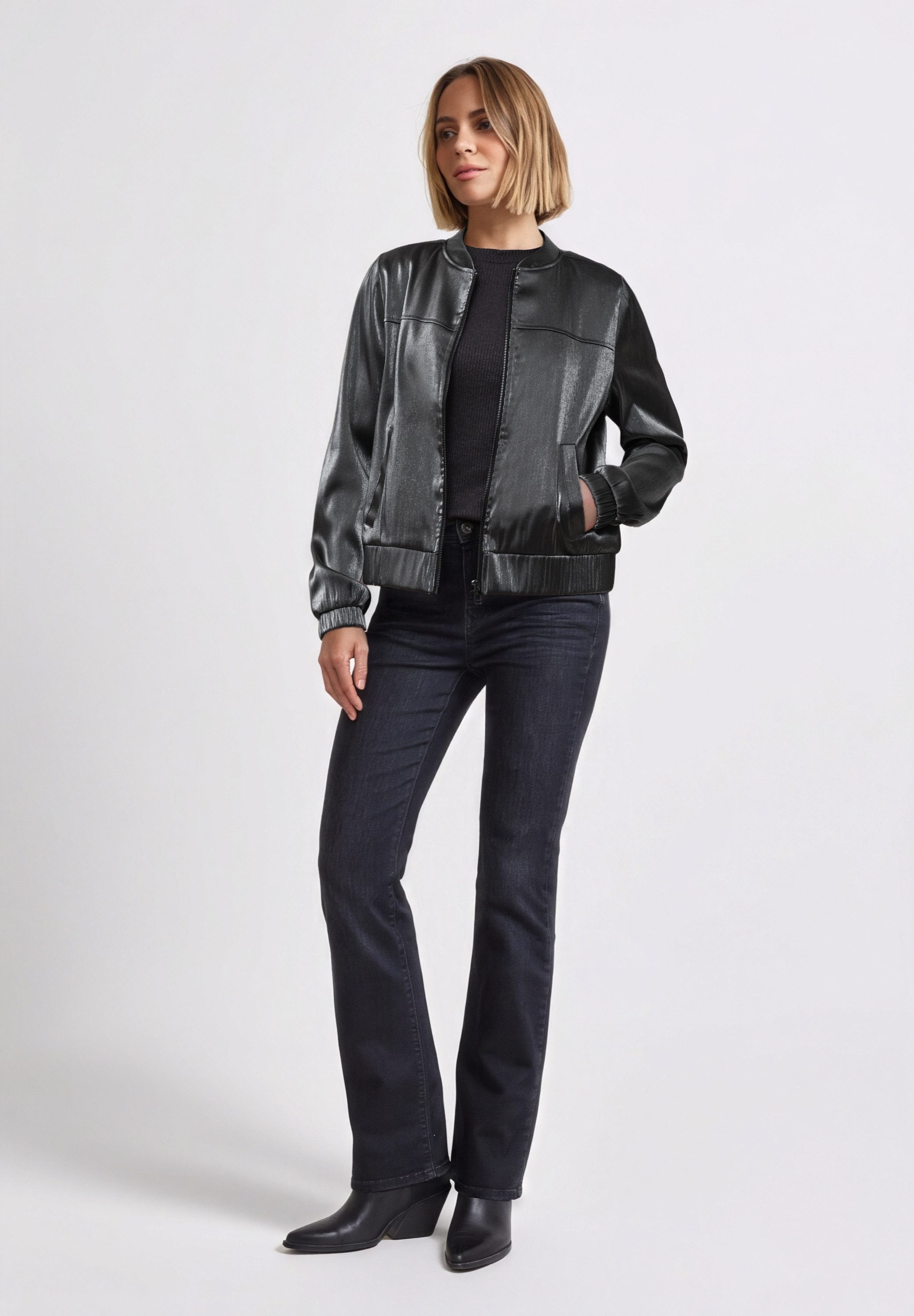 STREET ONE STUDIO Blouson aus softer Viskose – Bild 4 von 5