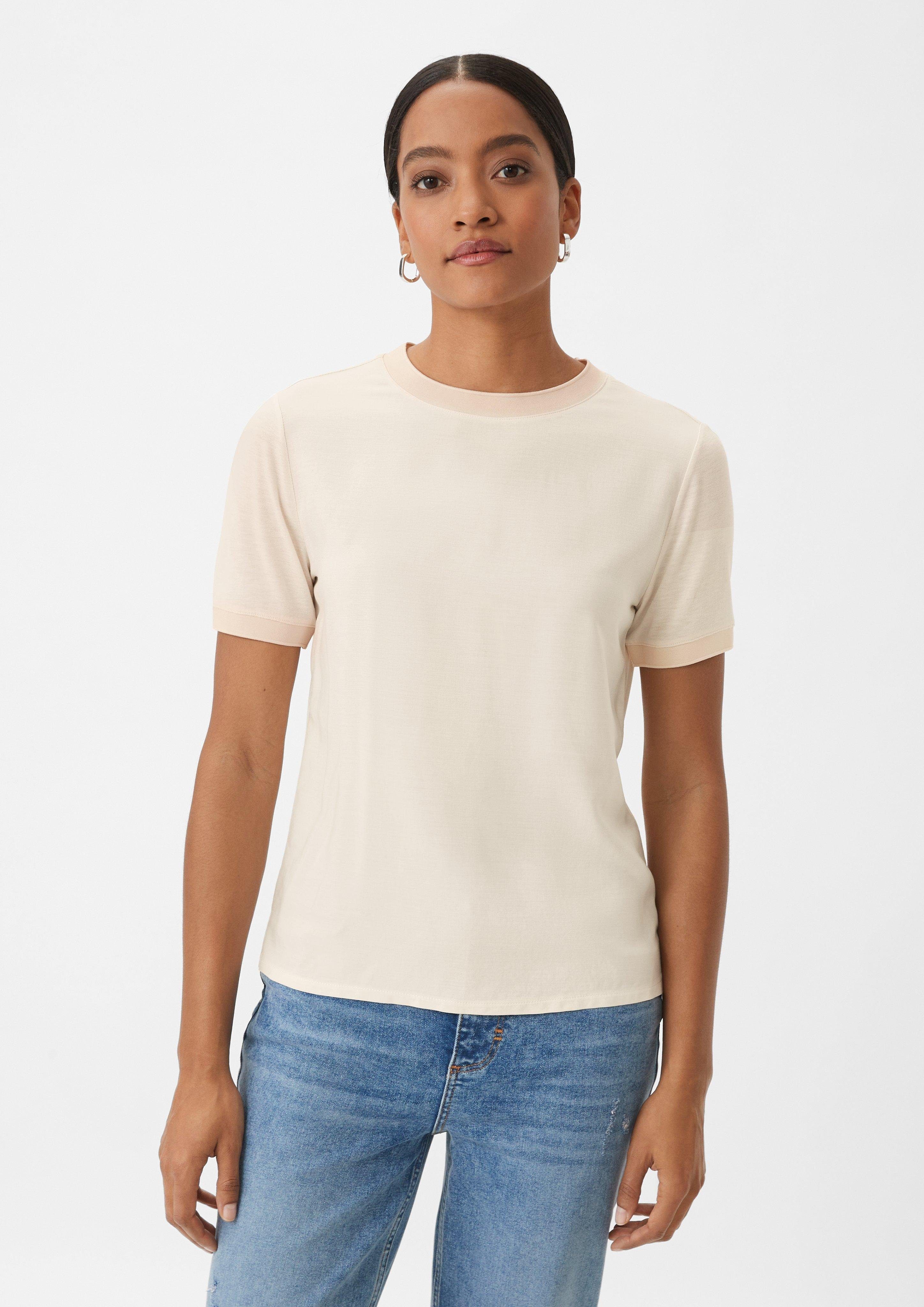 comma casual identity Kurzarmshirt T-Shirt aus günstig online kaufen