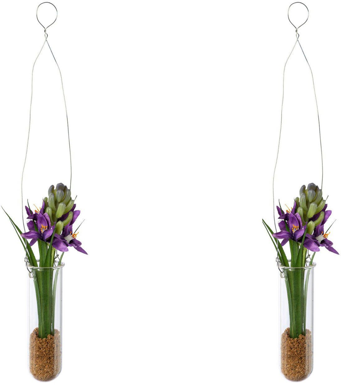Kunstblume Hyacinthe in Hängevase Hyacinthe, Creativ green, Höhe 35 cm