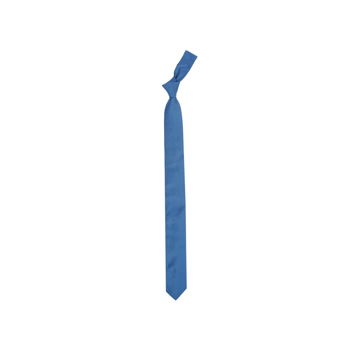 Krawatte (1-St) BOSS mittel-blau
