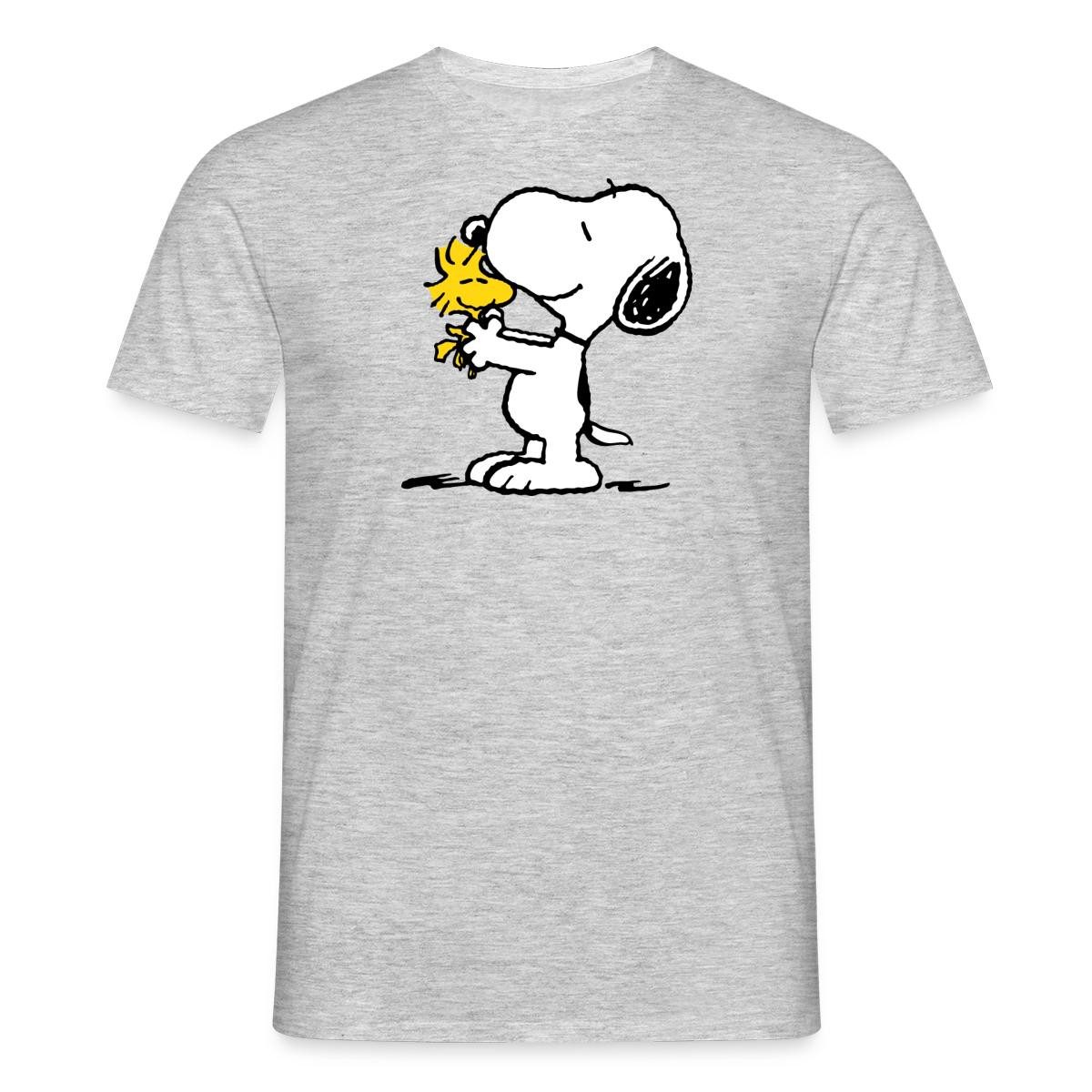 Spreadshirt T-Shirt Peanuts Snoopy Und Woodstock Männer T-Shirt (1-tlg)