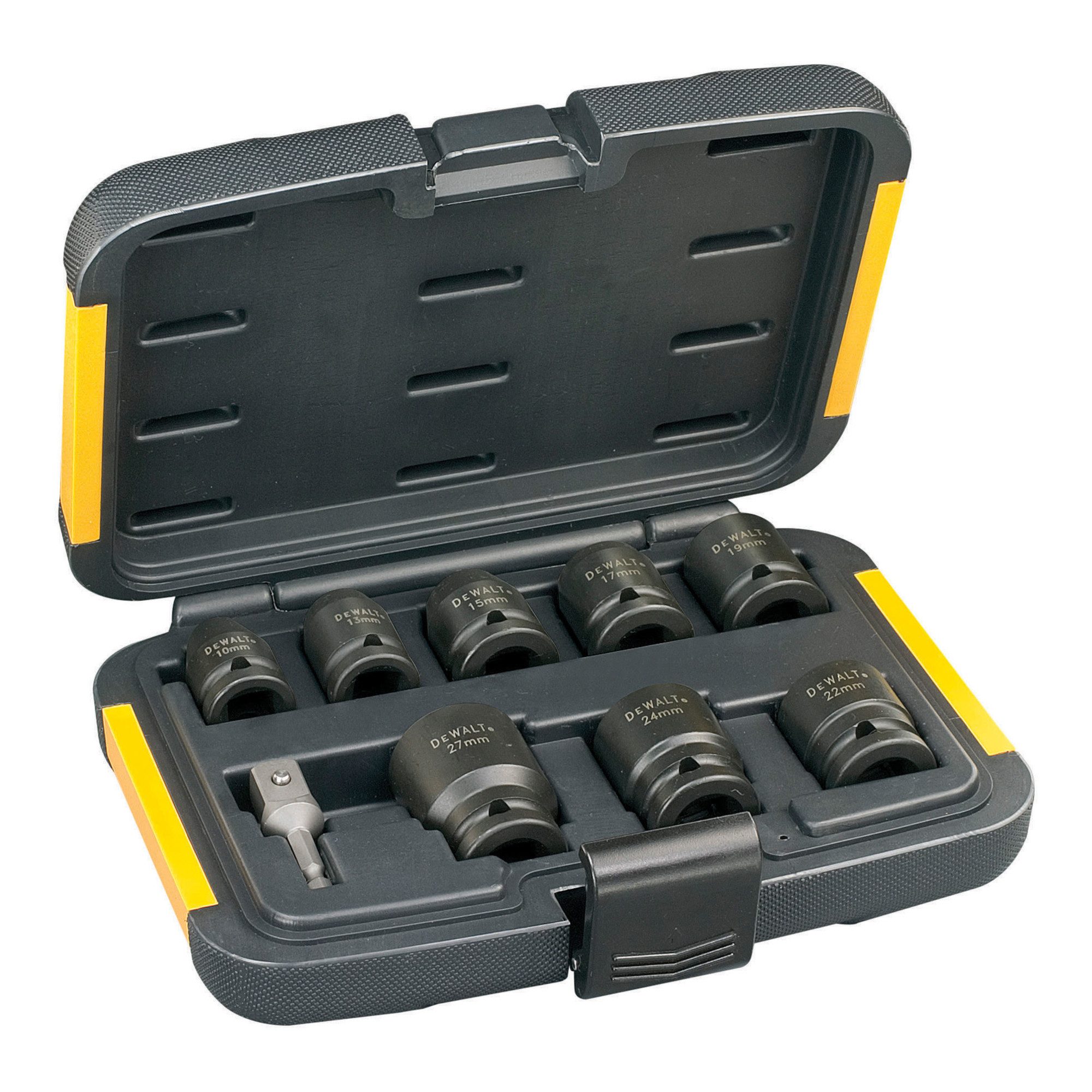 DeWalt Stecknuss DEWALT Steckschlüssel-Set 9-tlg. schlagf. DT7507-QZ