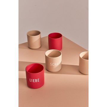 Design Letters Tasse Becher Favourite Cup German Liebe Rot