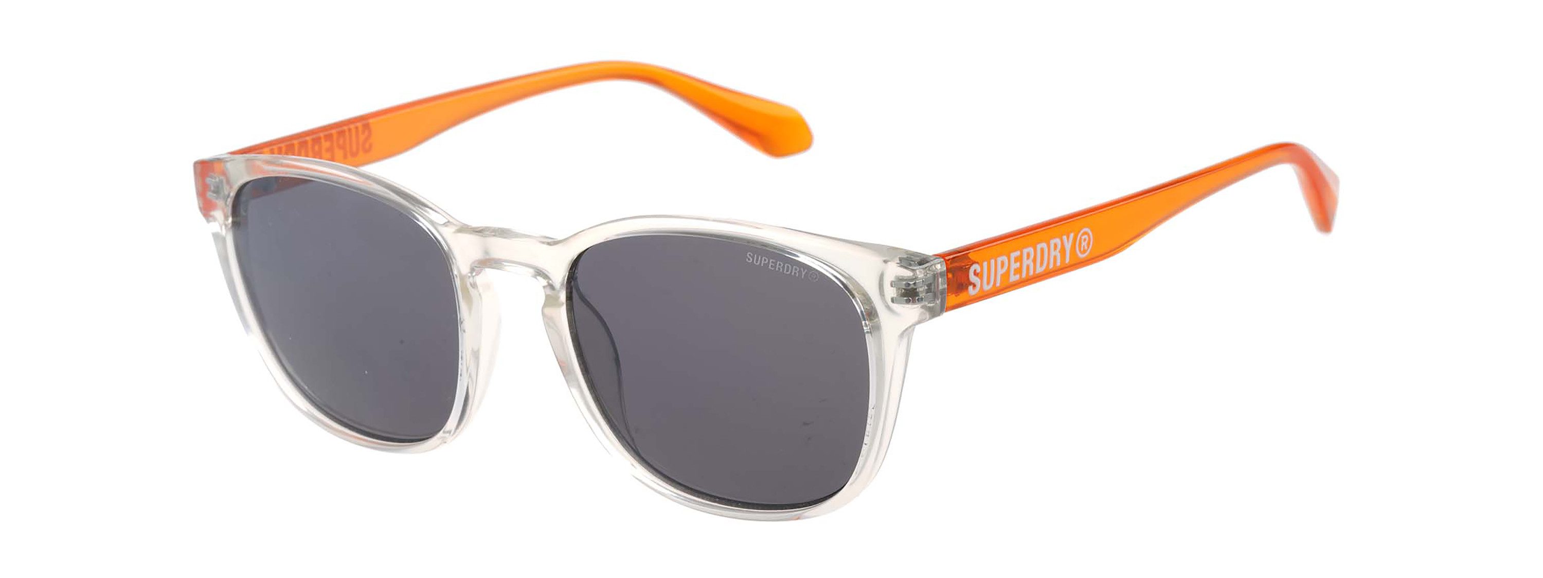 Superdry Sonnenbrille Modell 996097 Form Karree/Soft, Logoschriftzug auf Bügel, Injectionfassung